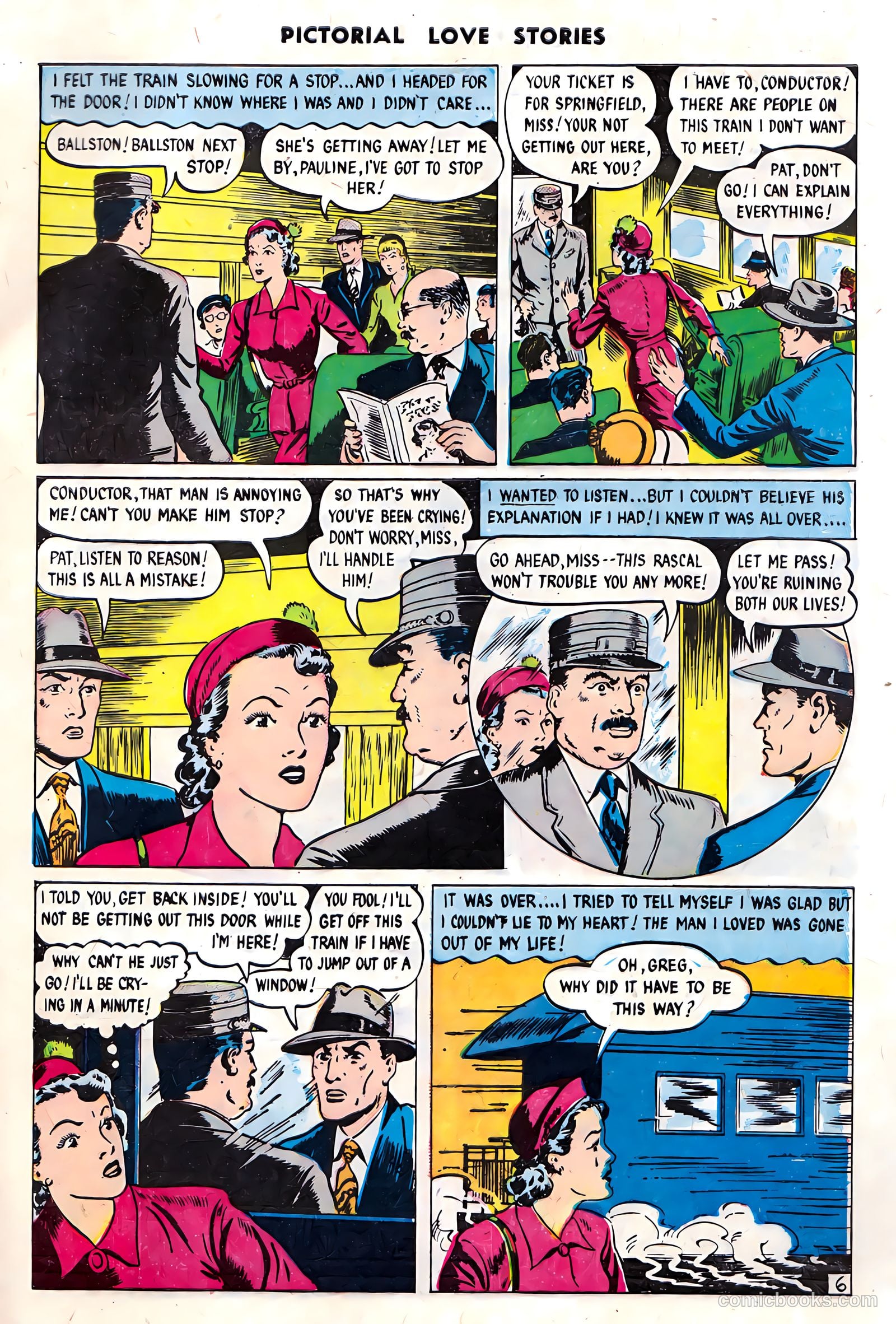 Pictorial Love Stories #26 (1950) — page 33 of 37