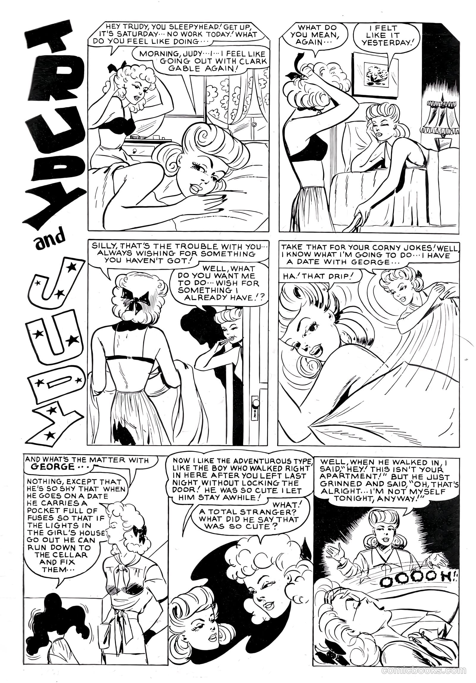 Pictorial Love Stories #26 (1950) — page 35 of 37