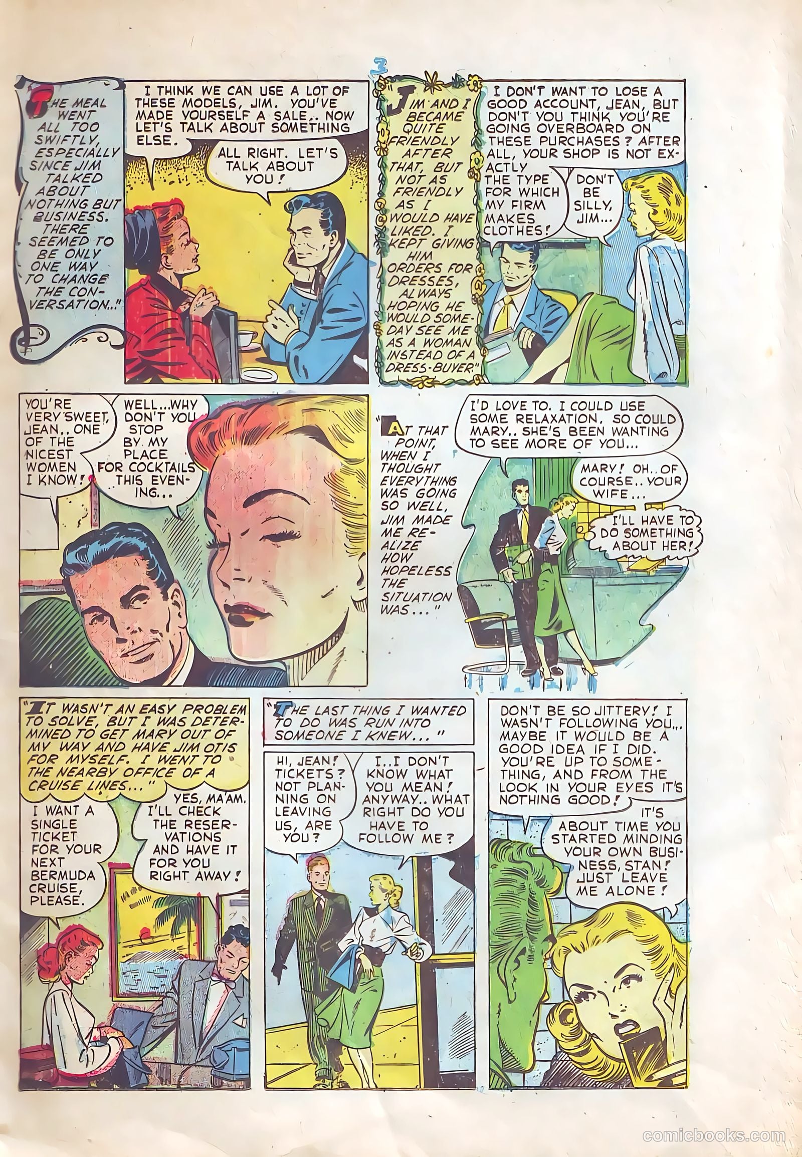 Pictorial Romances #10 (1951) — page 5 of 36
