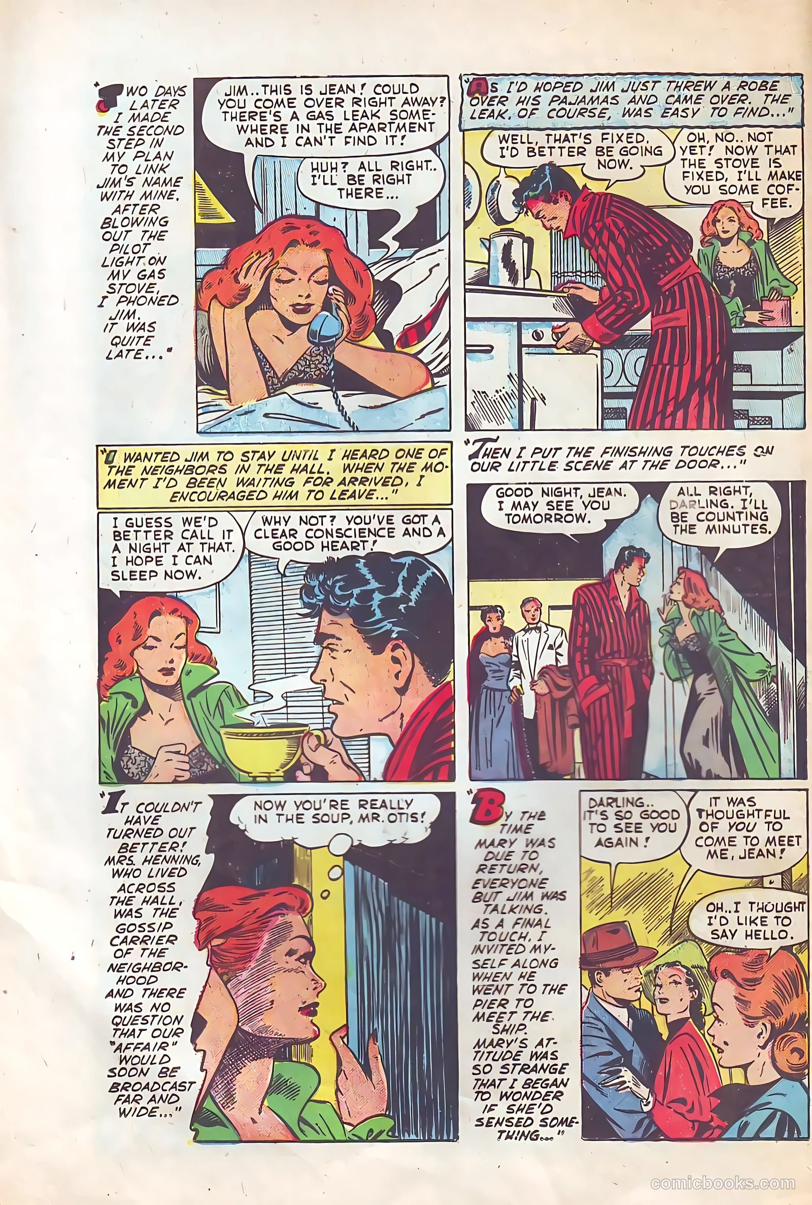 Pictorial Romances #10 (1951) — page 8 of 36