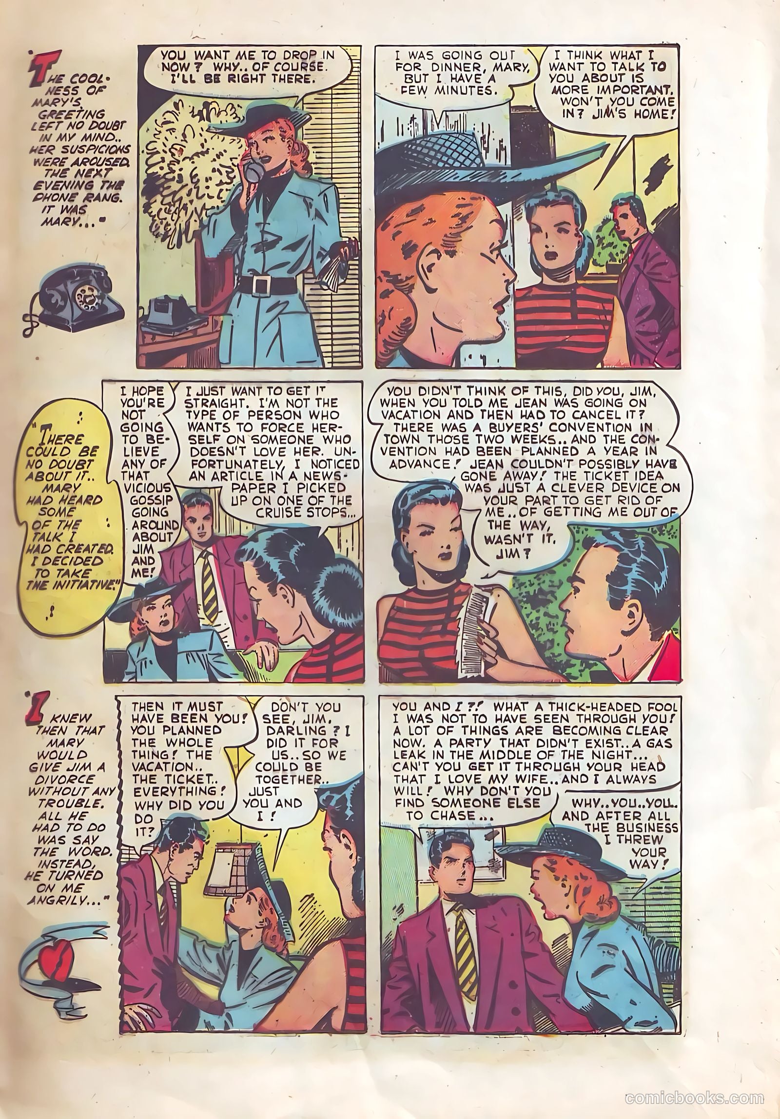 Pictorial Romances #10 (1951) — page 9 of 36