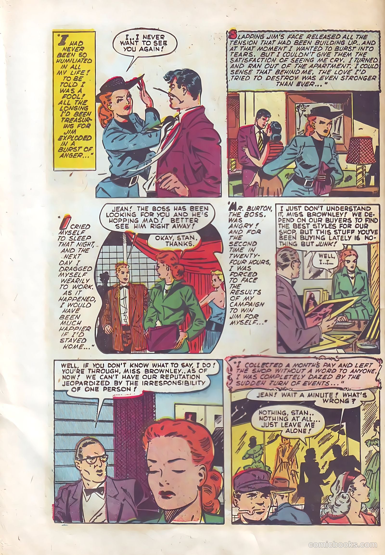 Pictorial Romances #10 (1951) — page 10 of 36