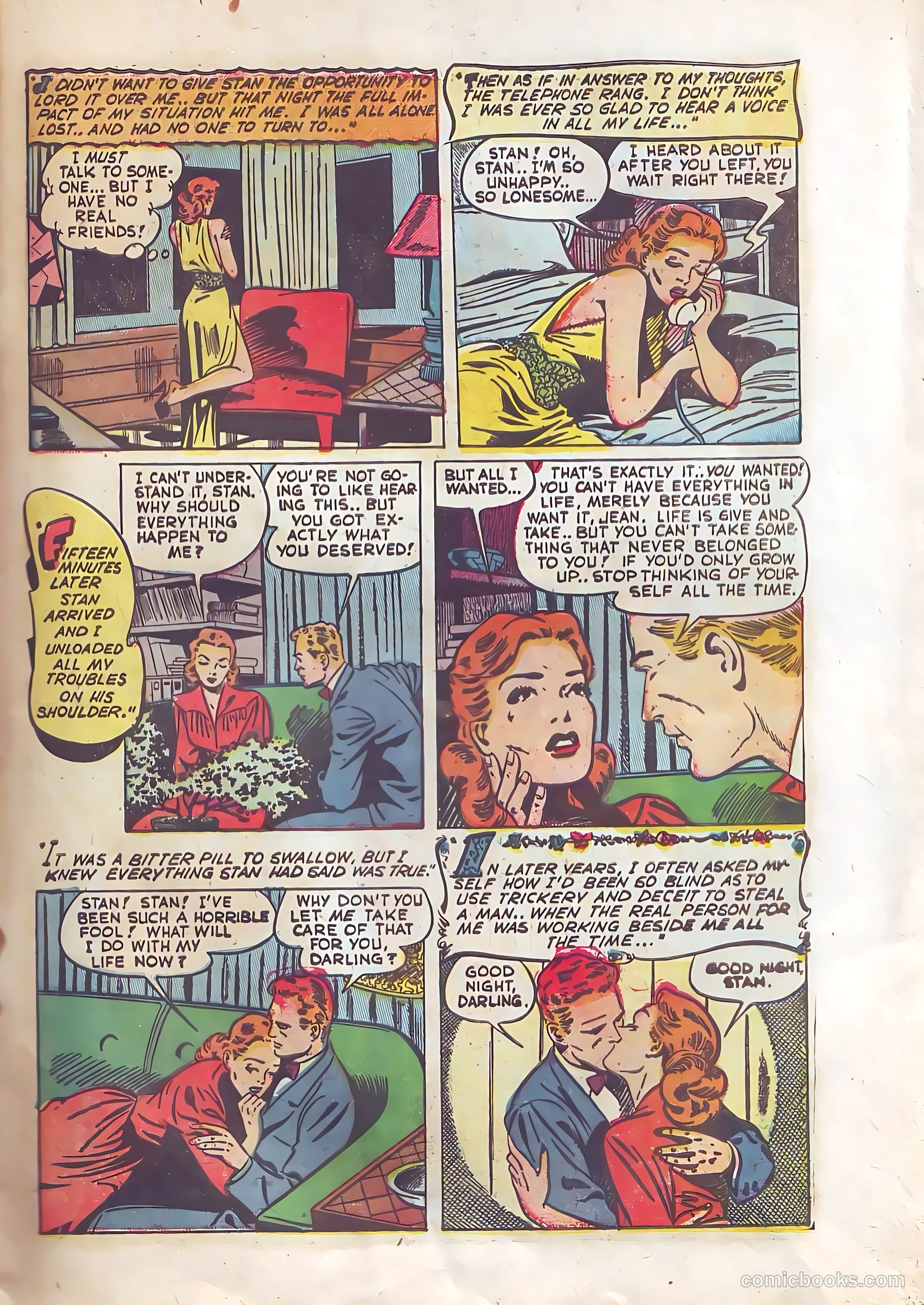Pictorial Romances #10 (1951) — page 11 of 36