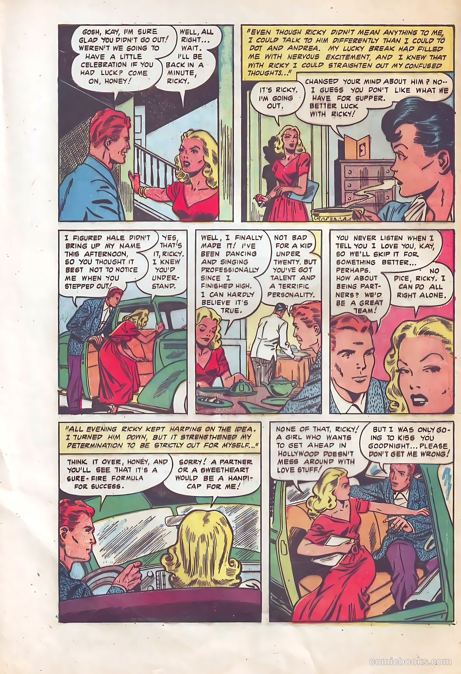 Pictorial Romances #10 (1951) — page 14 of 36