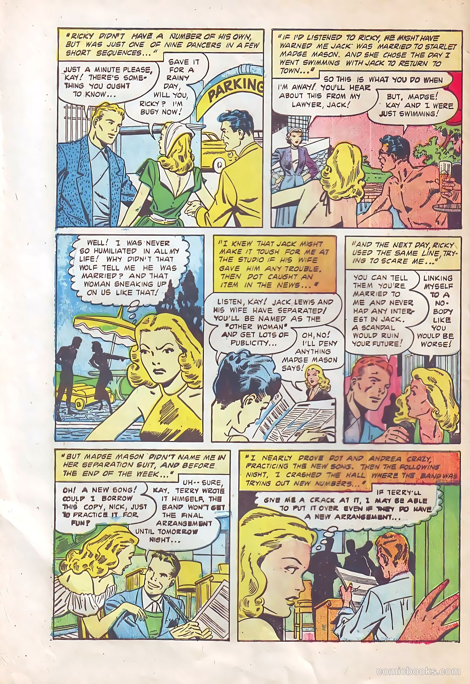 Pictorial Romances #10 (1951) — page 16 of 36
