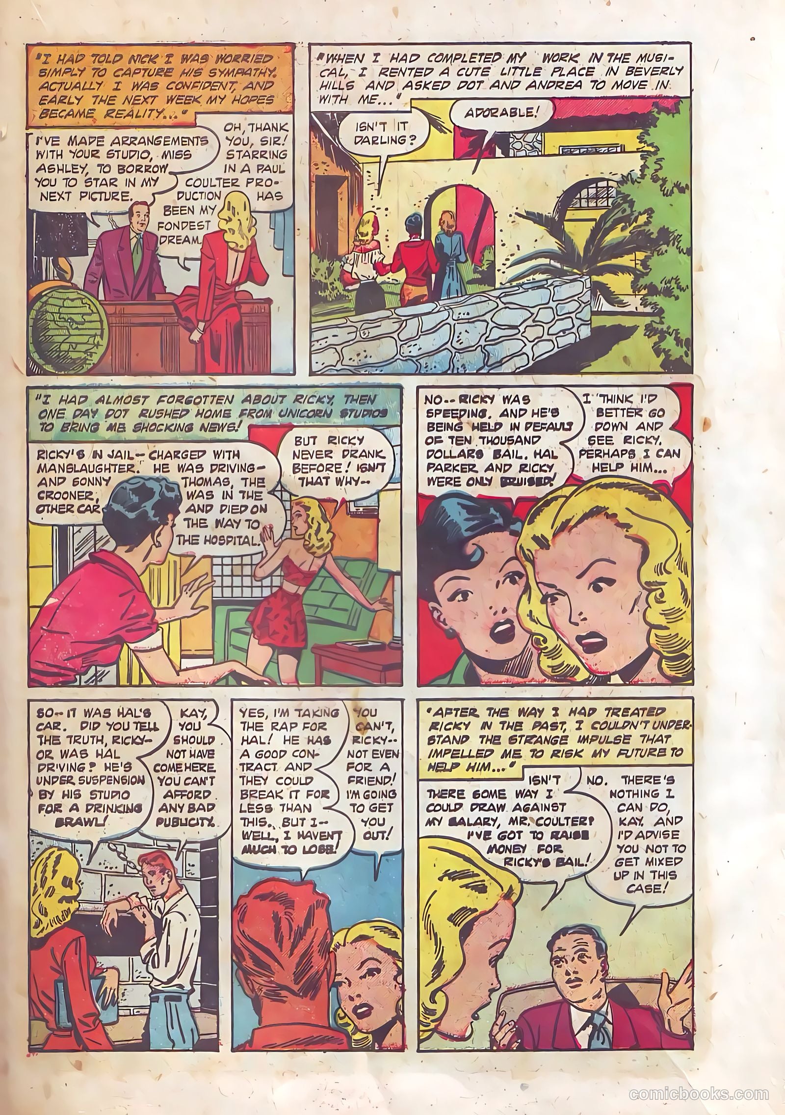 Pictorial Romances #10 (1951) — page 19 of 36