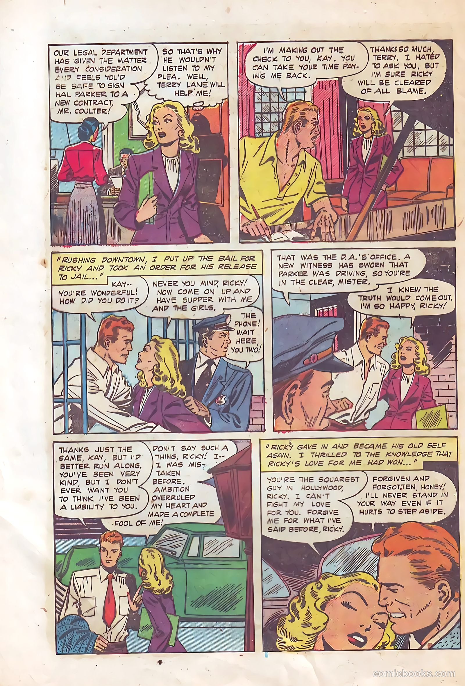 Pictorial Romances #10 (1951) — page 20 of 36