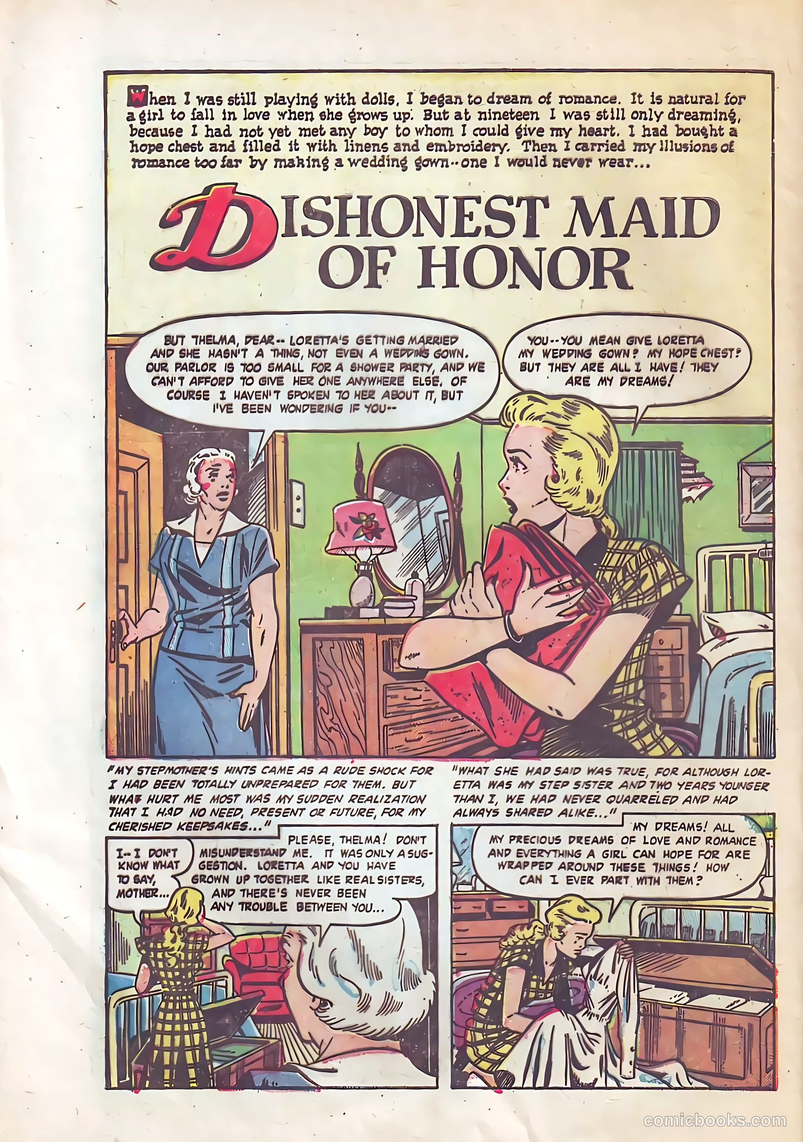 Pictorial Romances #10 (1951) — page 22 of 36