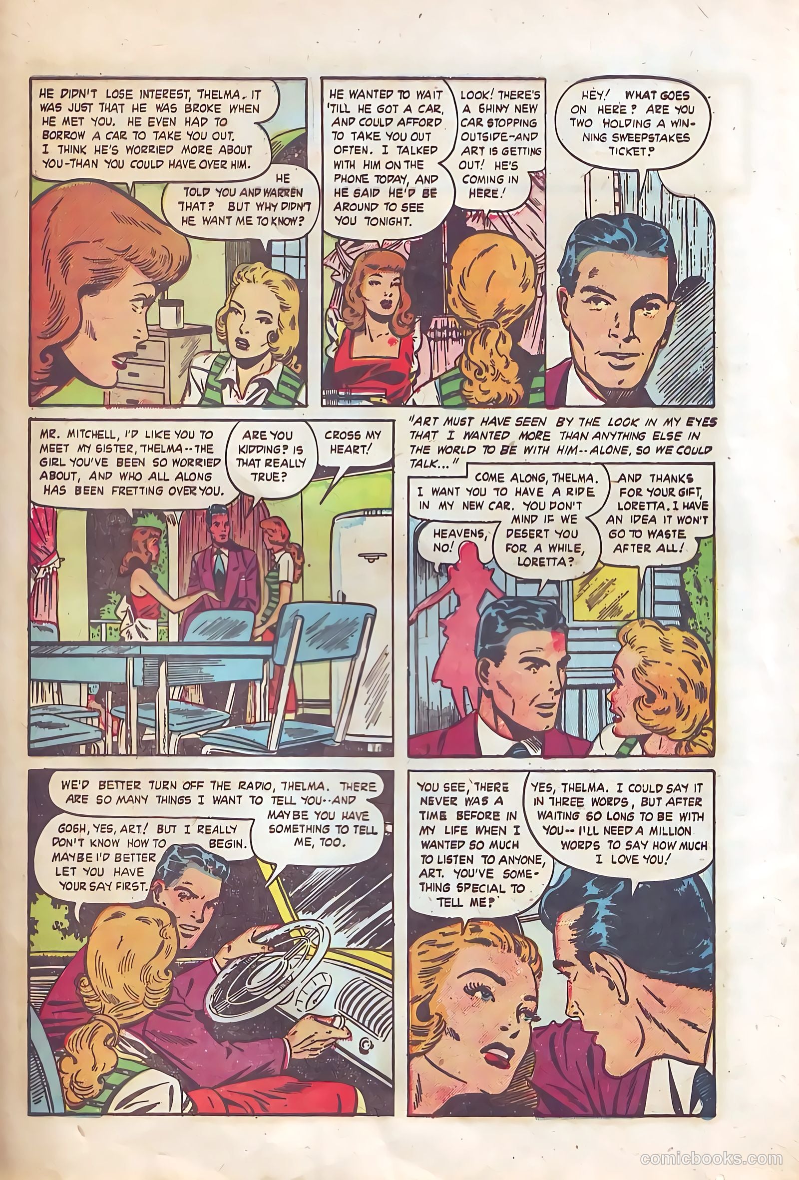 Pictorial Romances #10 (1951) — page 25 of 36