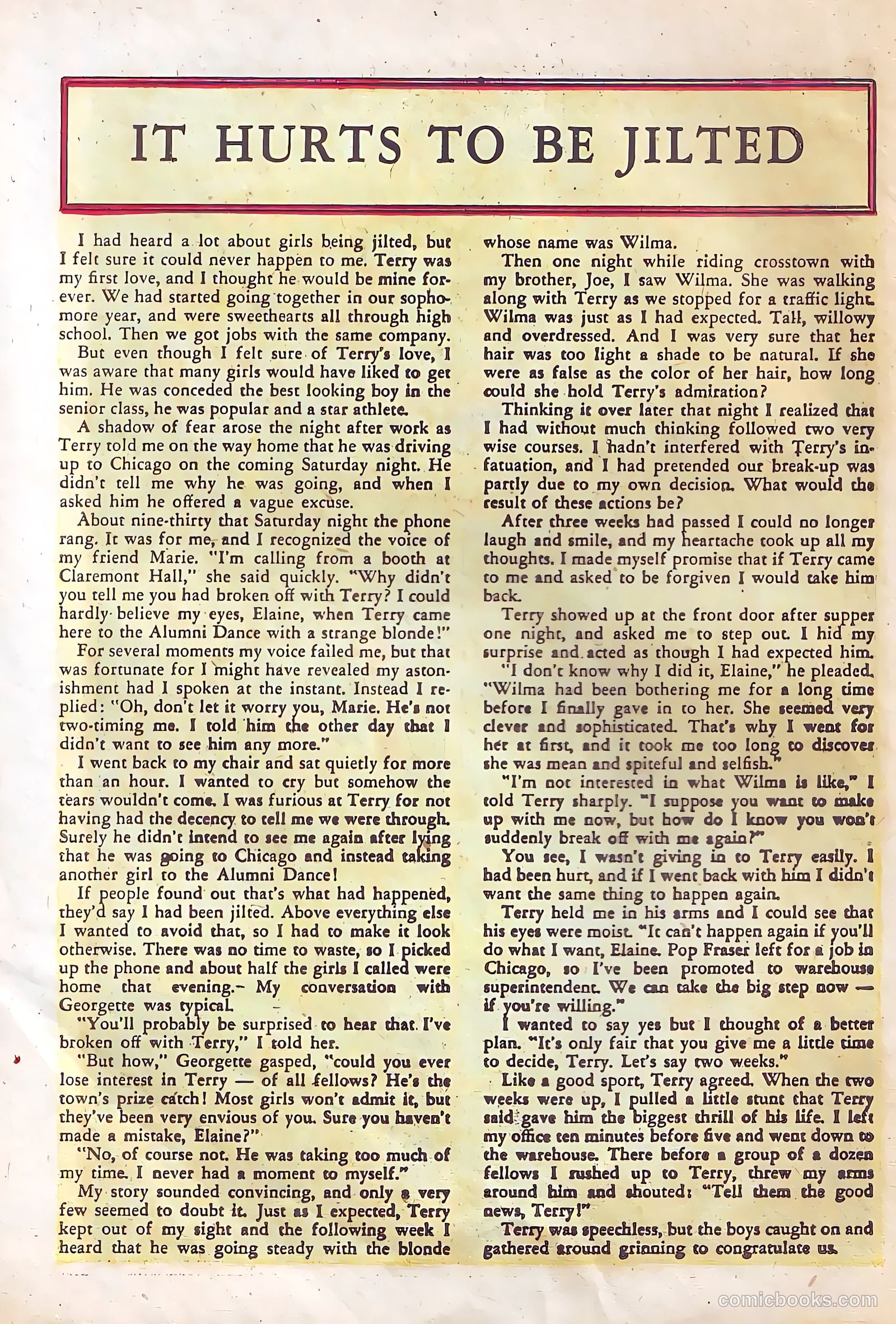 Pictorial Romances #10 (1951) — page 26 of 36