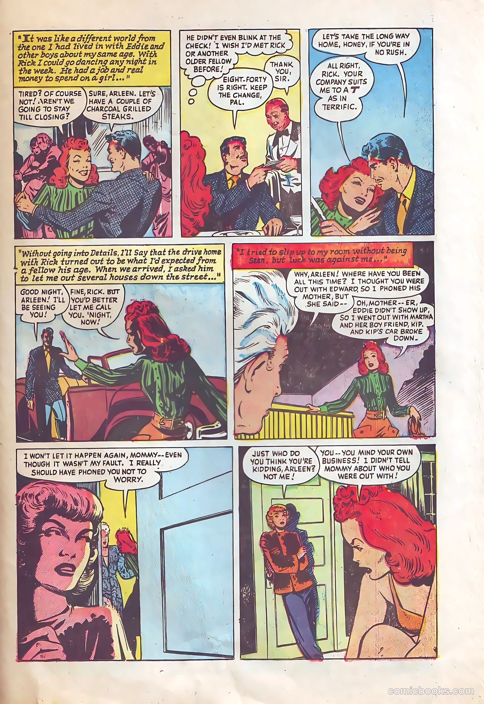 Pictorial Romances #10 (1951) — page 29 of 36