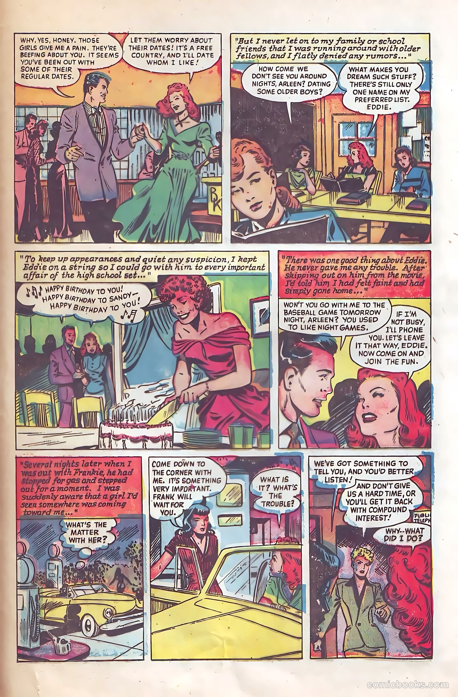 Pictorial Romances #10 (1951) — page 31 of 36