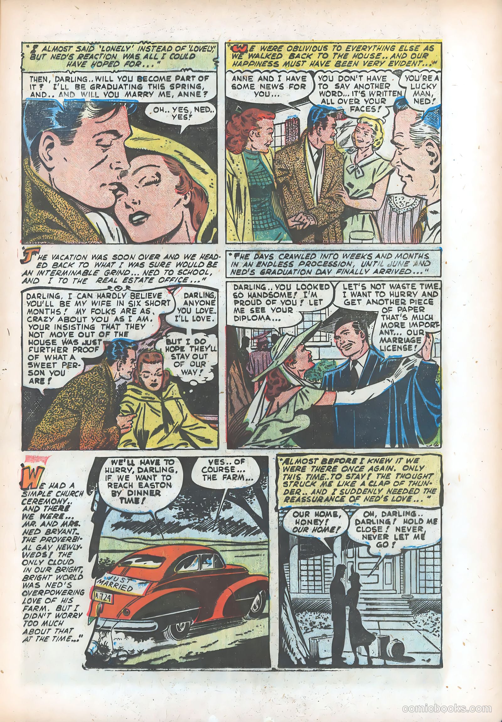 Pictorial Romances #11 (1952) — page 5 of 36