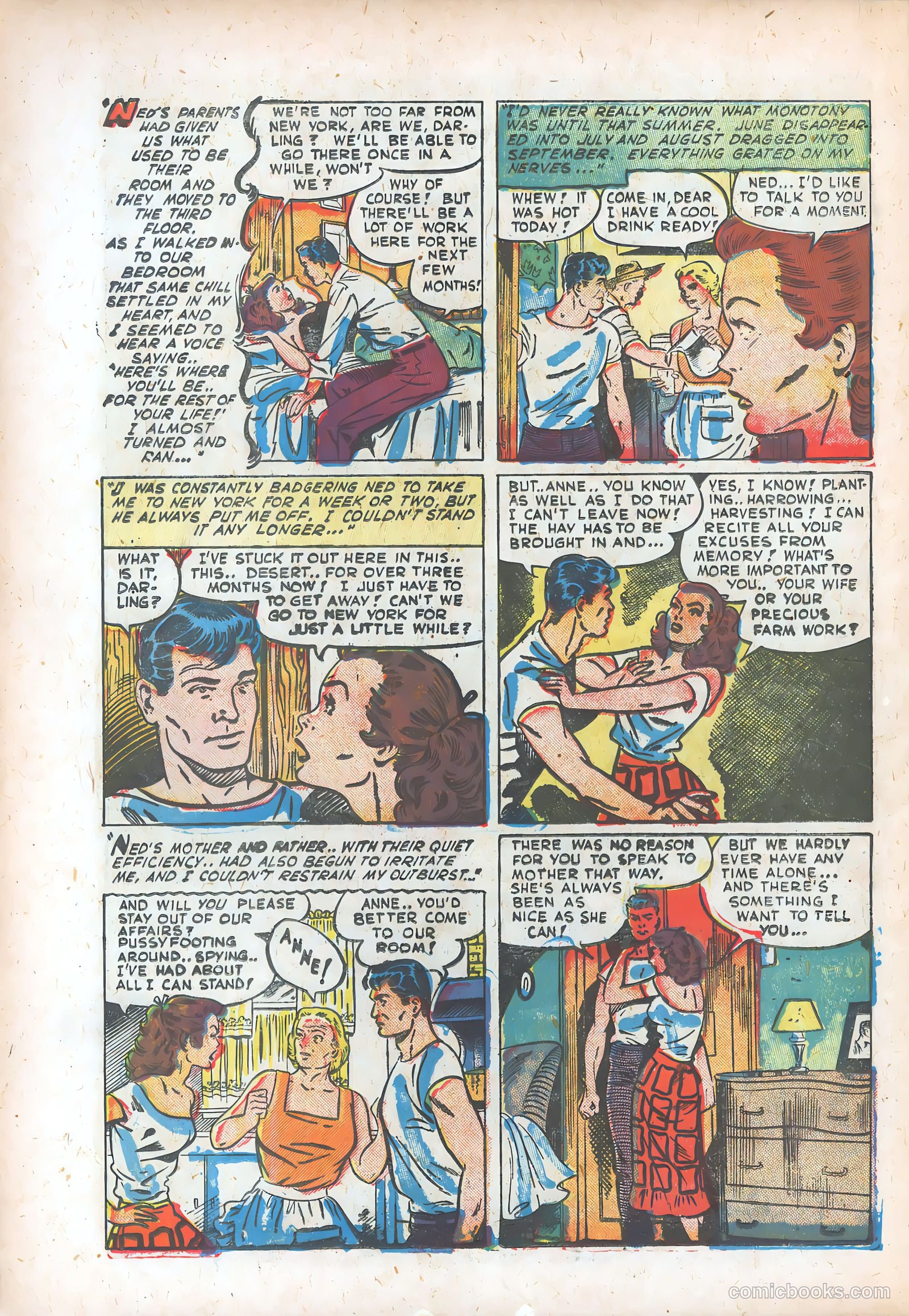 Pictorial Romances #11 (1952) — page 6 of 36