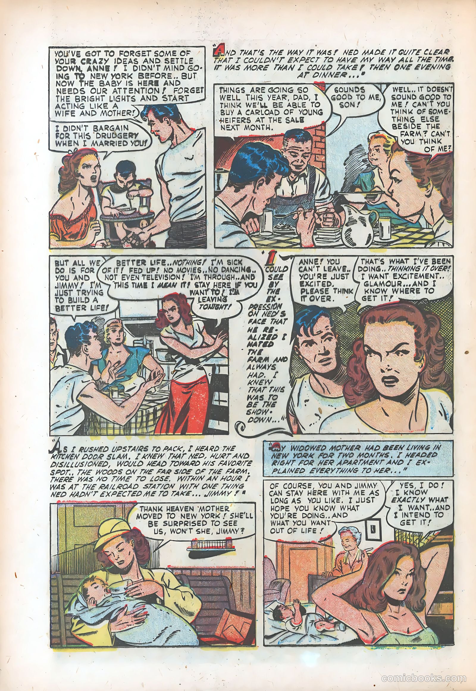 Pictorial Romances #11 (1952) — page 8 of 36