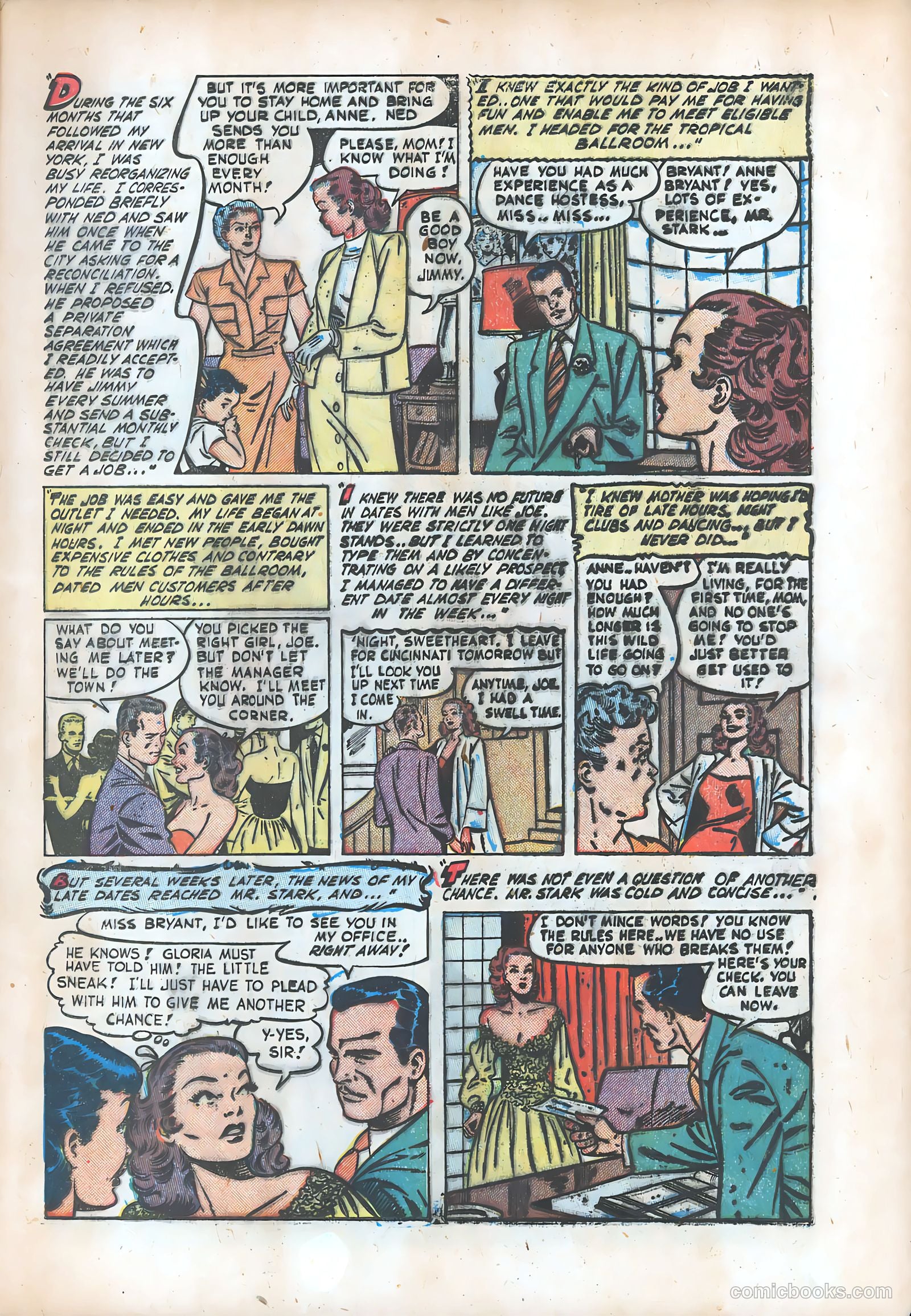 Pictorial Romances #11 (1952) — page 9 of 36