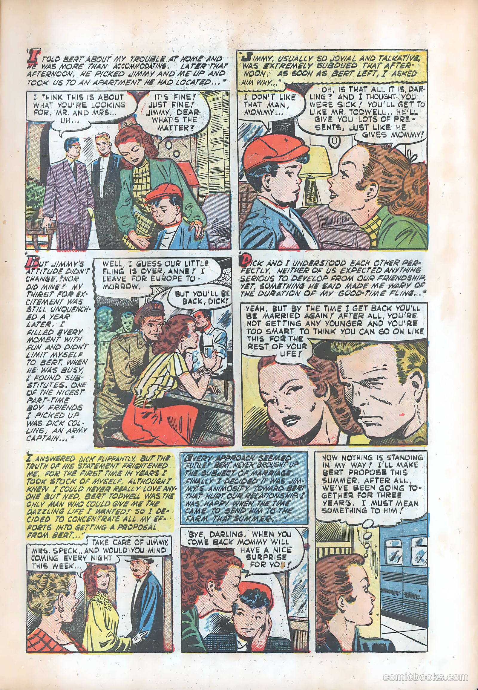 Pictorial Romances #11 (1952) — page 11 of 36