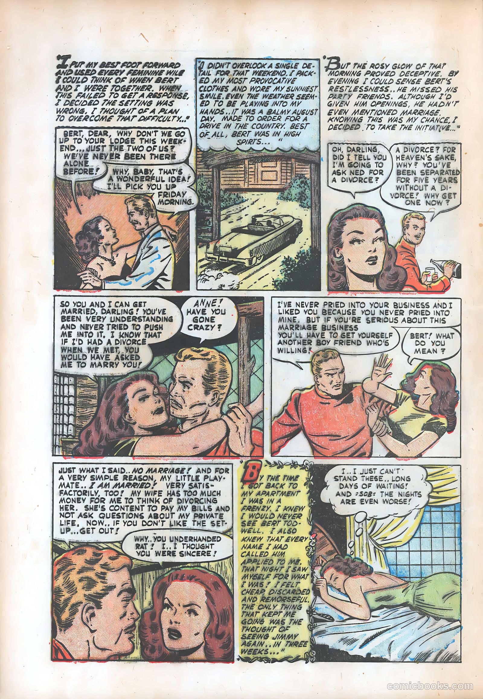 Pictorial Romances #11 (1952) — page 12 of 36