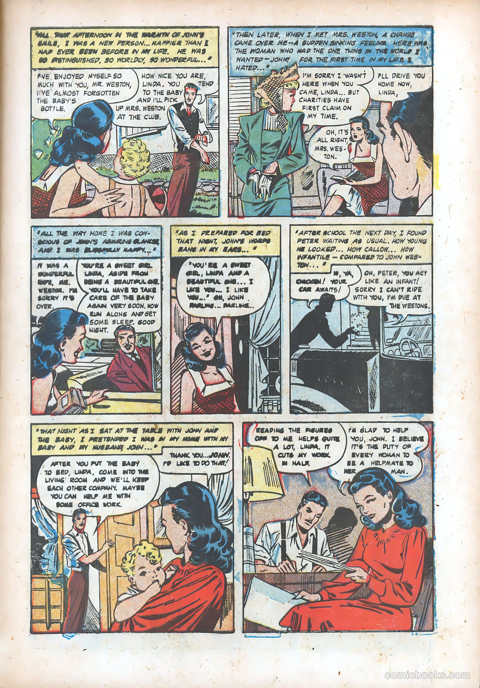 Pictorial Romances #11 (1952) — page 23 of 36