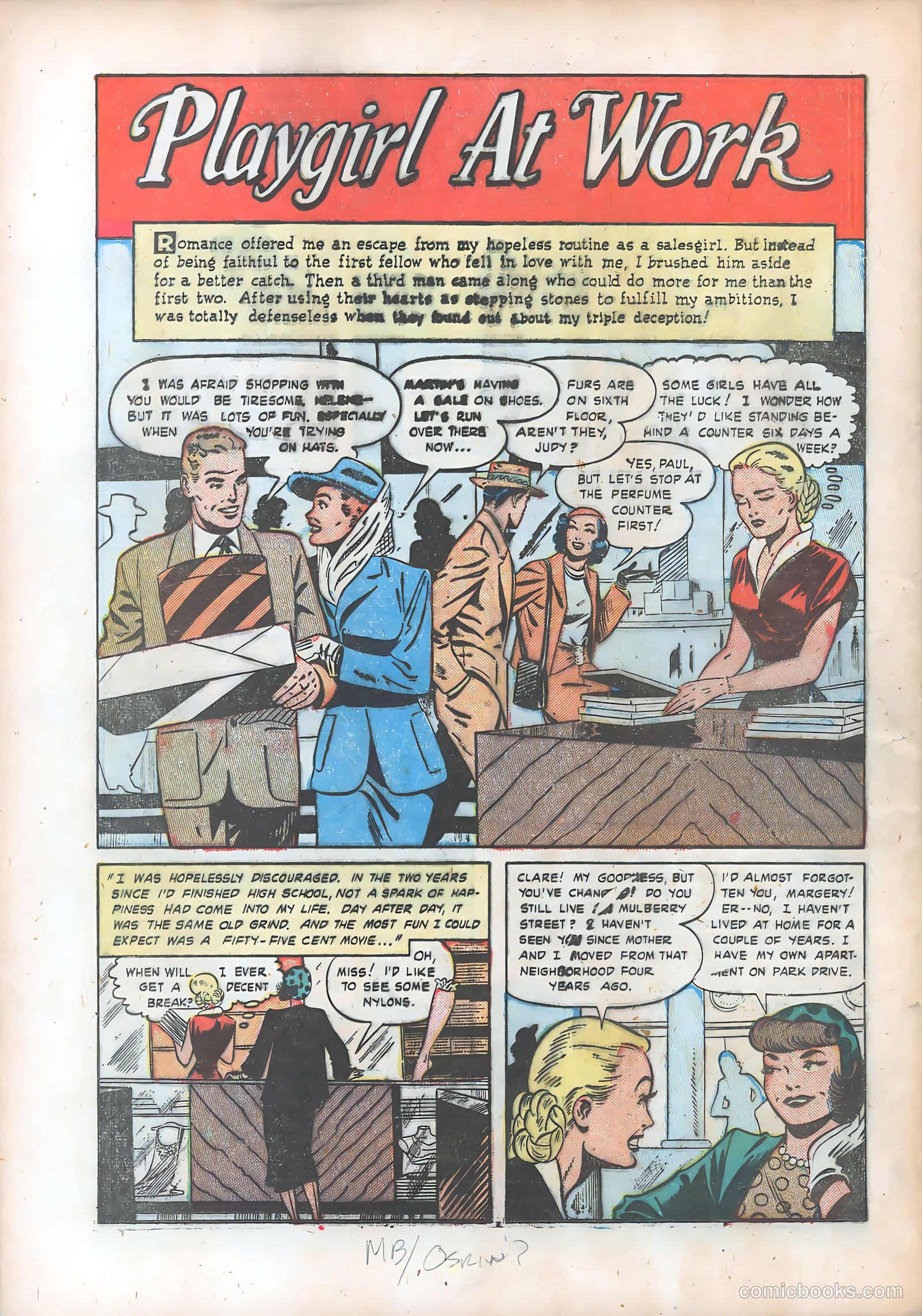 Pictorial Romances #11 (1952) — page 28 of 36
