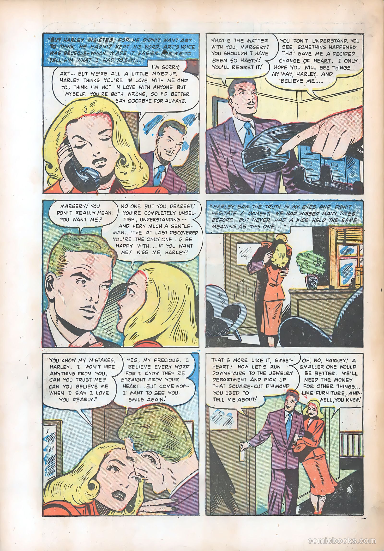 Pictorial Romances #11 (1952) — page 34 of 36