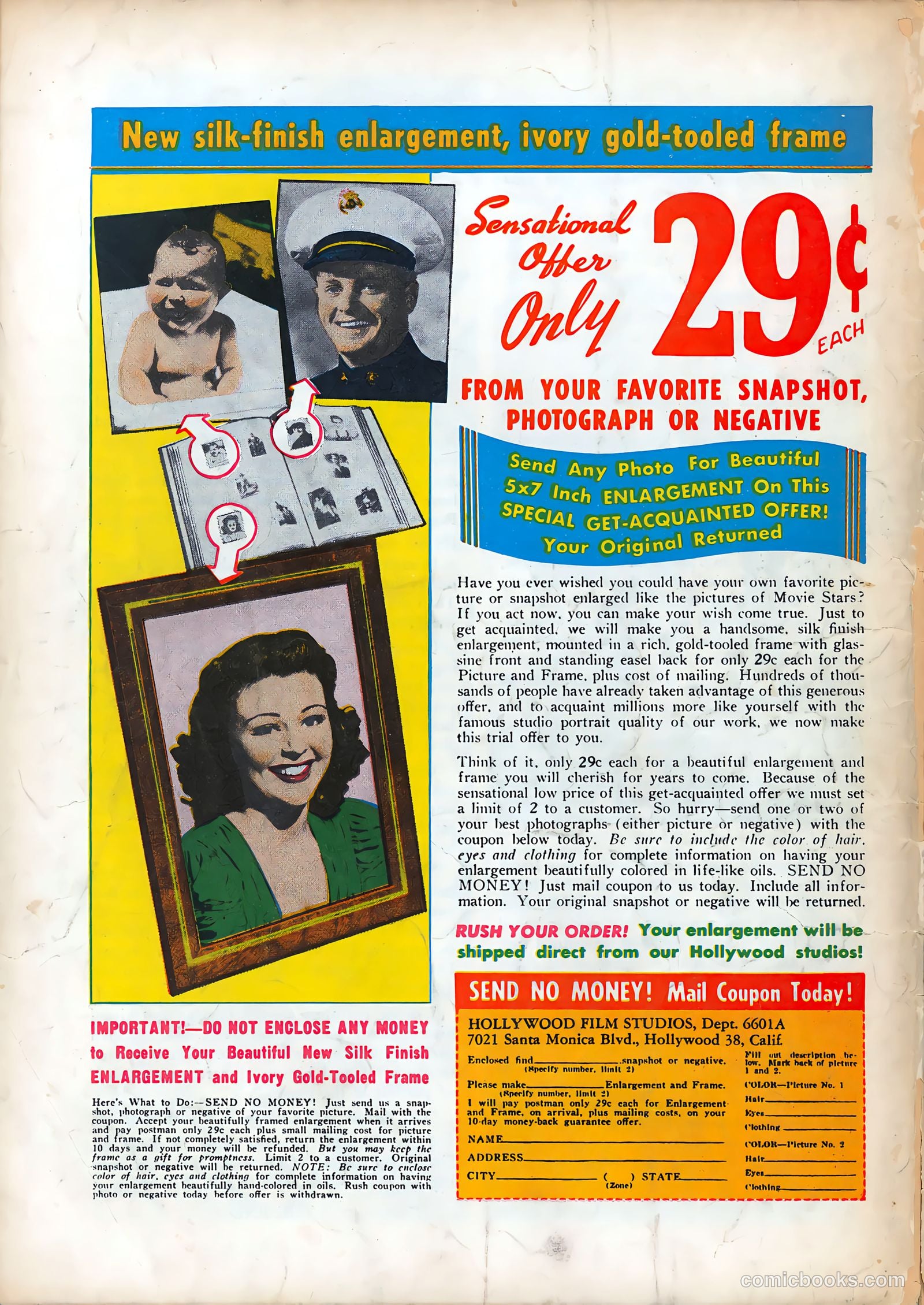 Pictorial Romances #11 (1952) — page 36 of 36