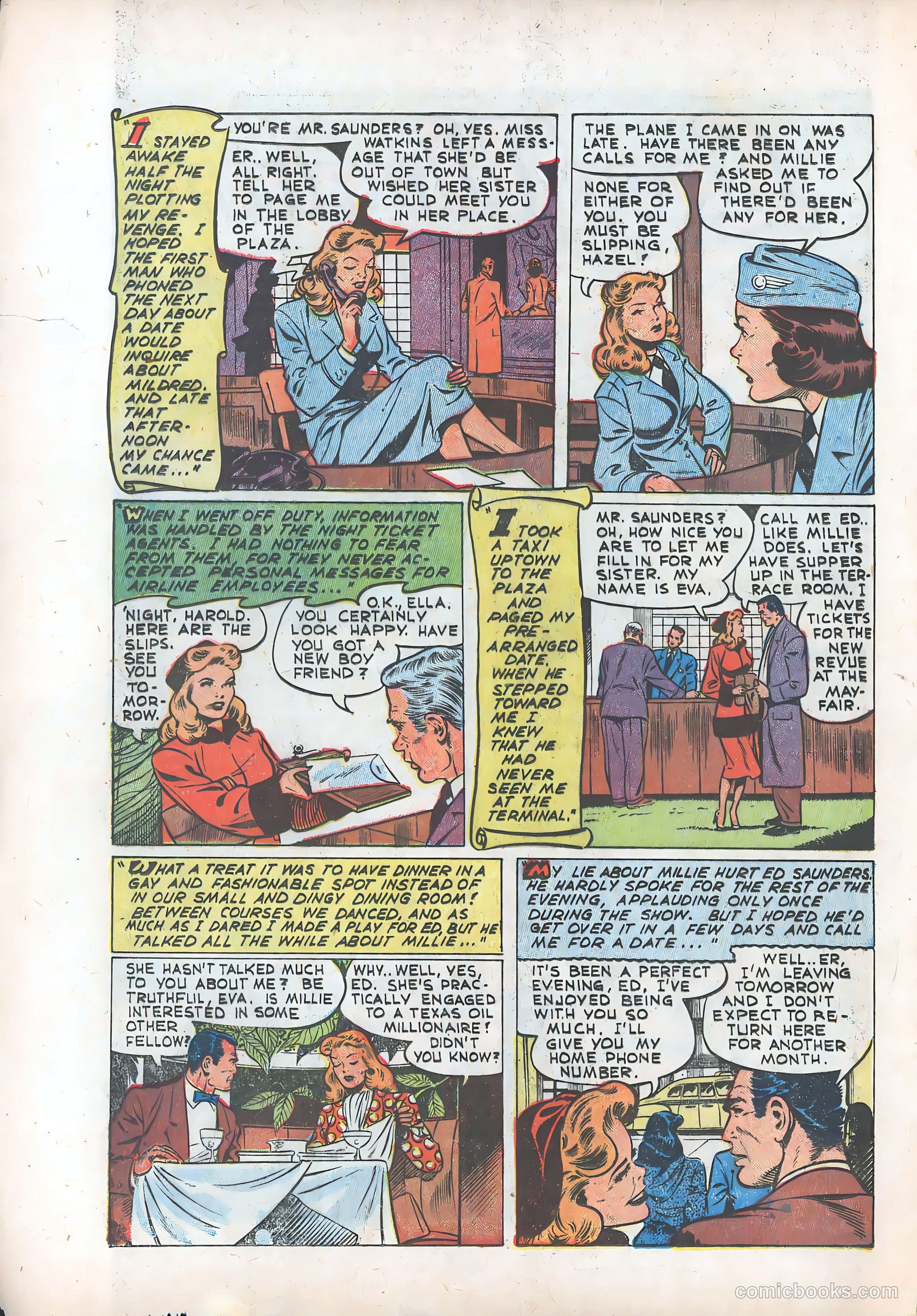 Pictorial Romances #12 (1952) — page 4 of 36