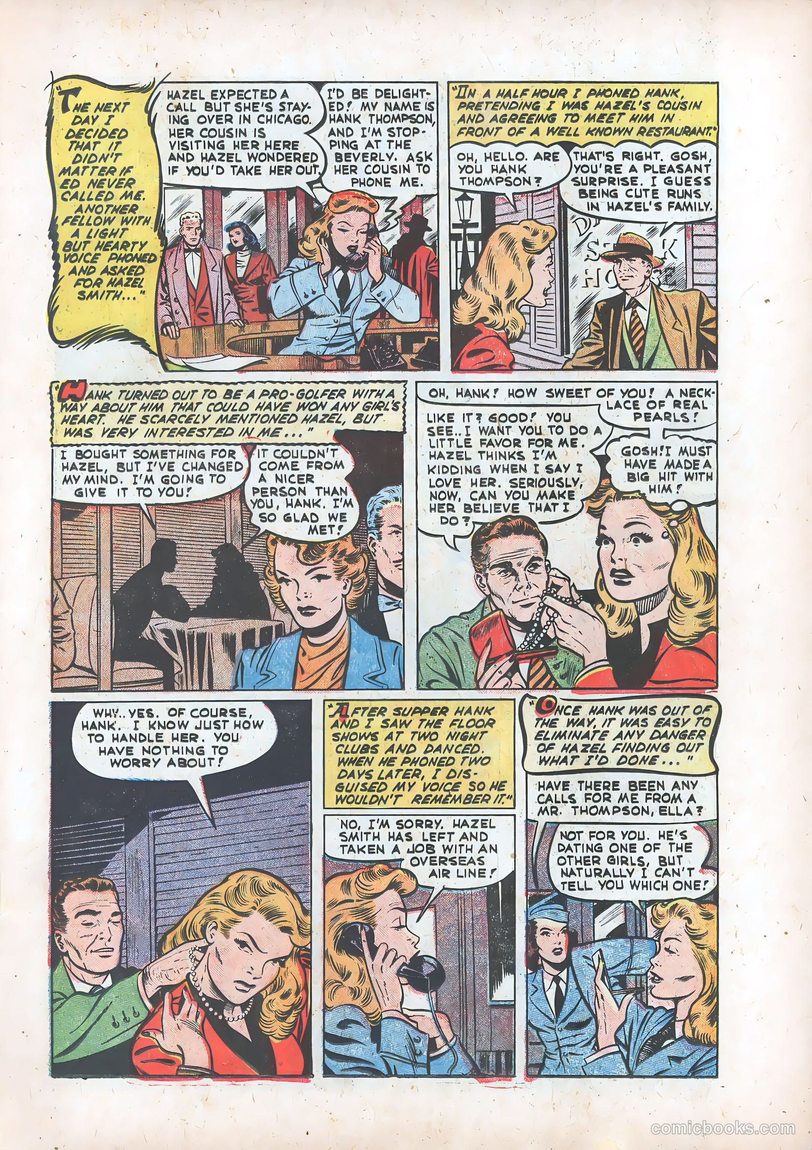 Pictorial Romances #12 (1952) — page 5 of 36