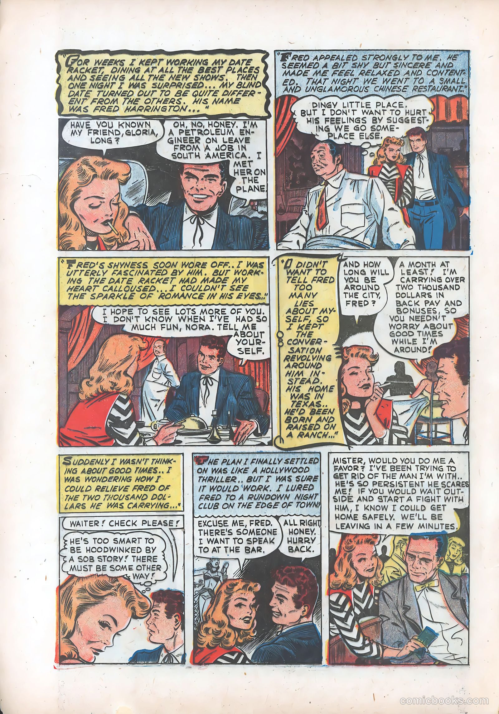 Pictorial Romances #12 (1952) — page 6 of 36