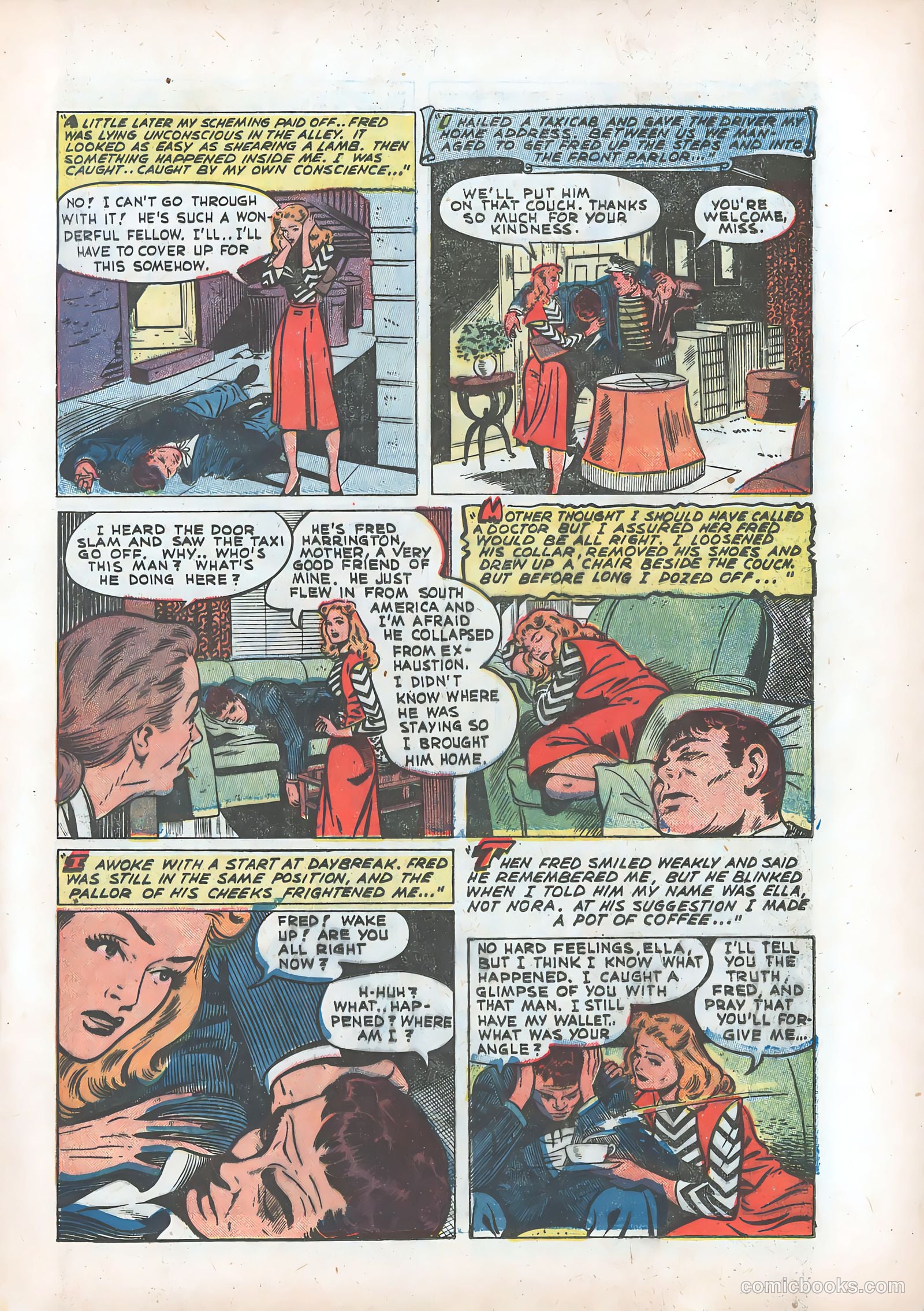Pictorial Romances #12 (1952) — page 7 of 36