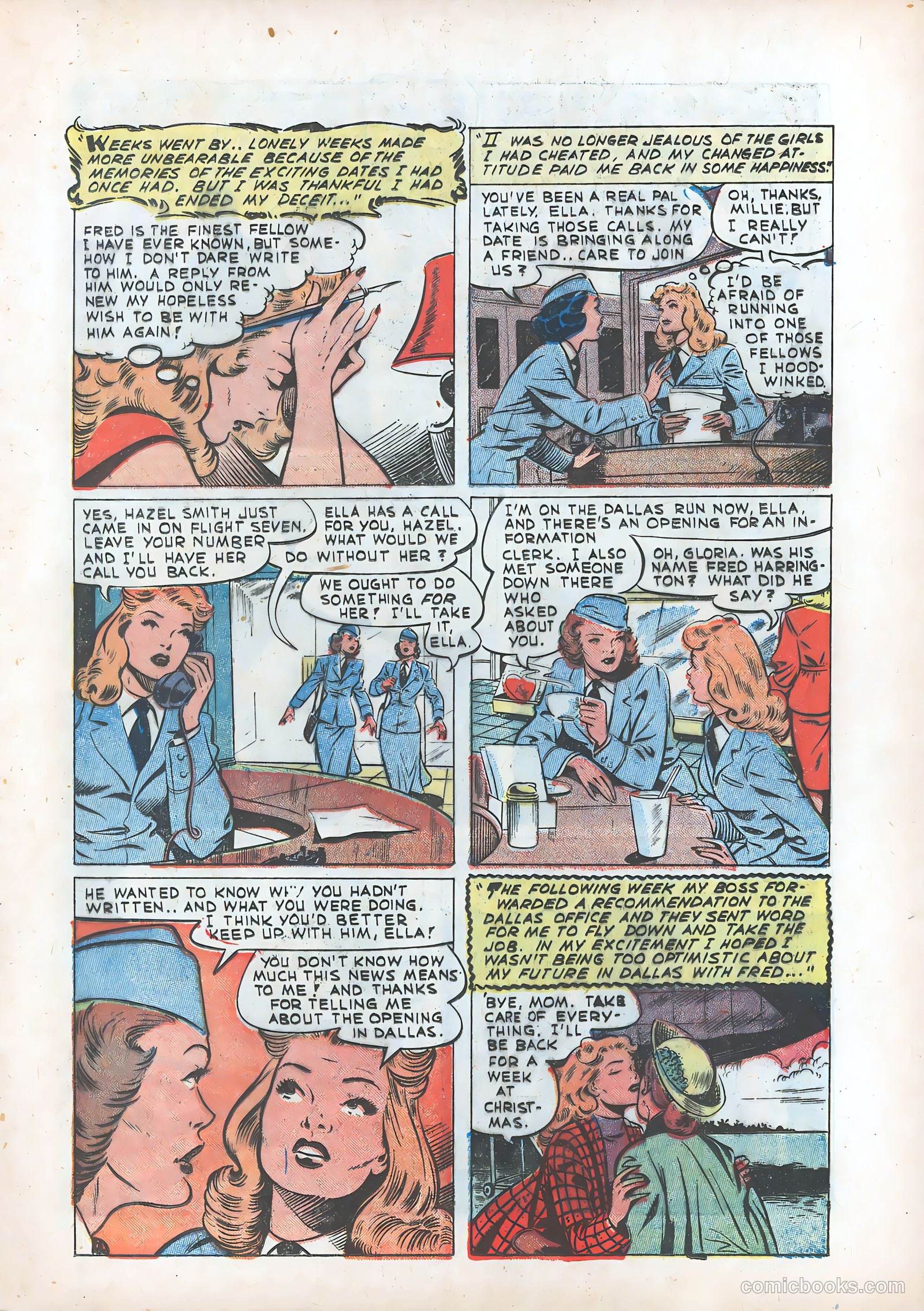 Pictorial Romances #12 (1952) — page 9 of 36