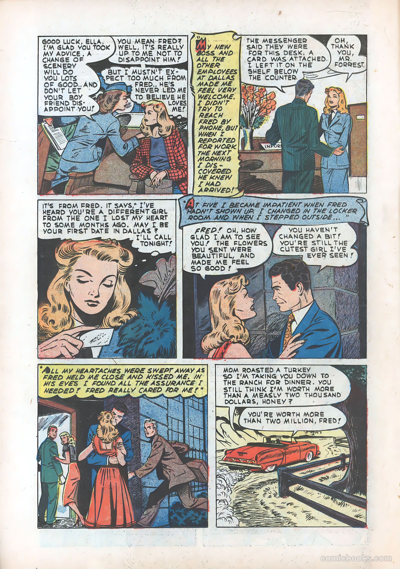 Pictorial Romances #12 (1952) — page 10 of 36