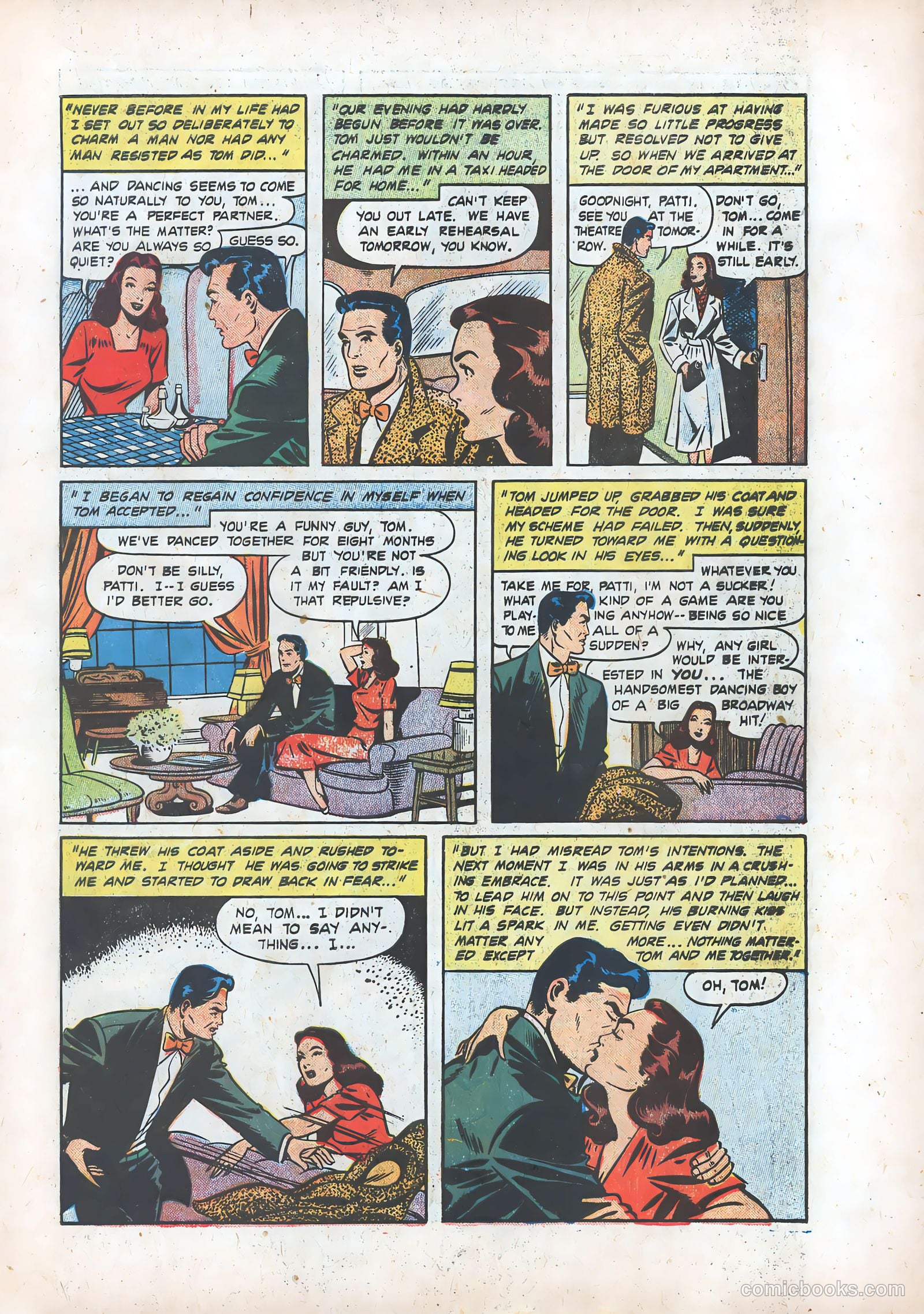 Pictorial Romances #12 (1952) — page 13 of 36