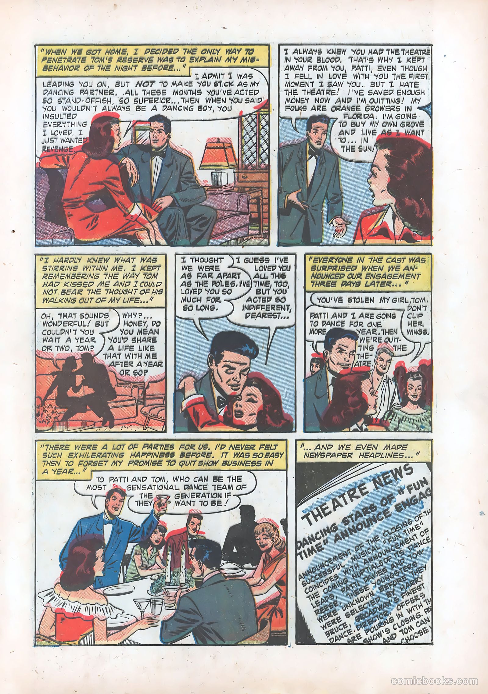 Pictorial Romances #12 (1952) — page 15 of 36