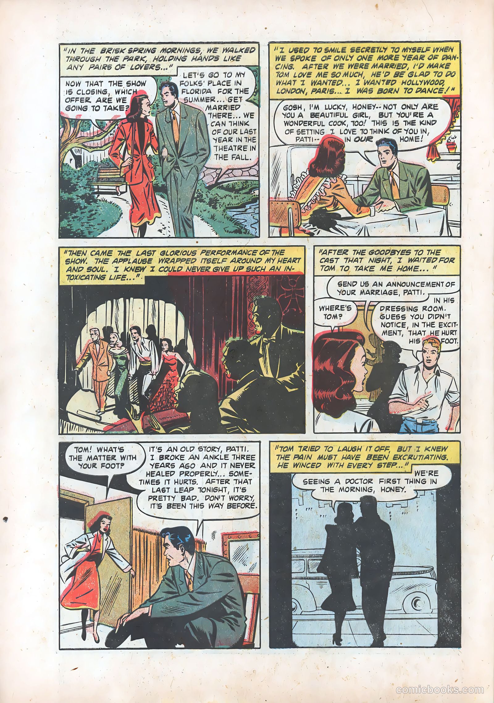 Pictorial Romances #12 (1952) — page 16 of 36