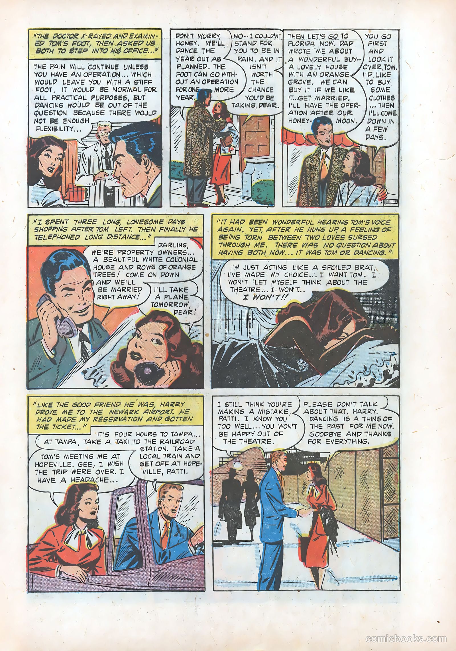 Pictorial Romances #12 (1952) — page 17 of 36