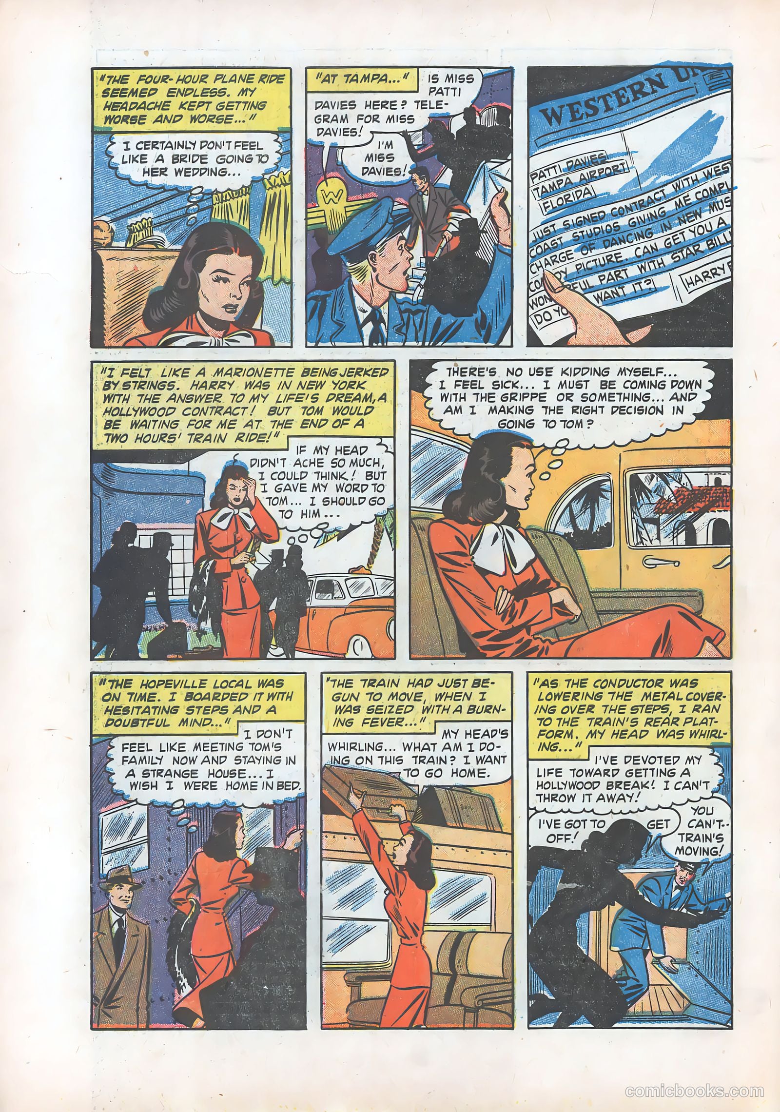 Pictorial Romances #12 (1952) — page 18 of 36