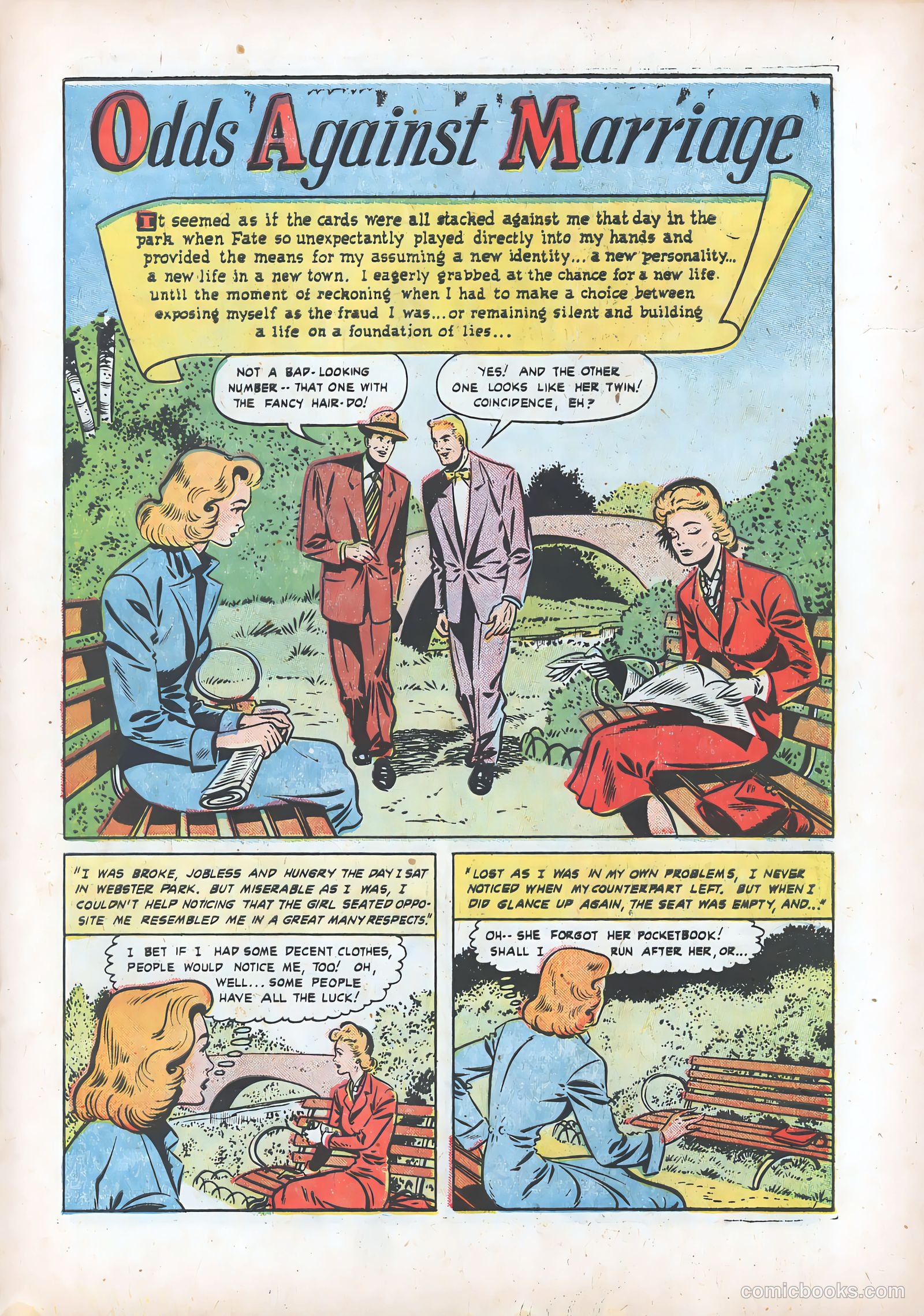Pictorial Romances #12 (1952) — page 21 of 36