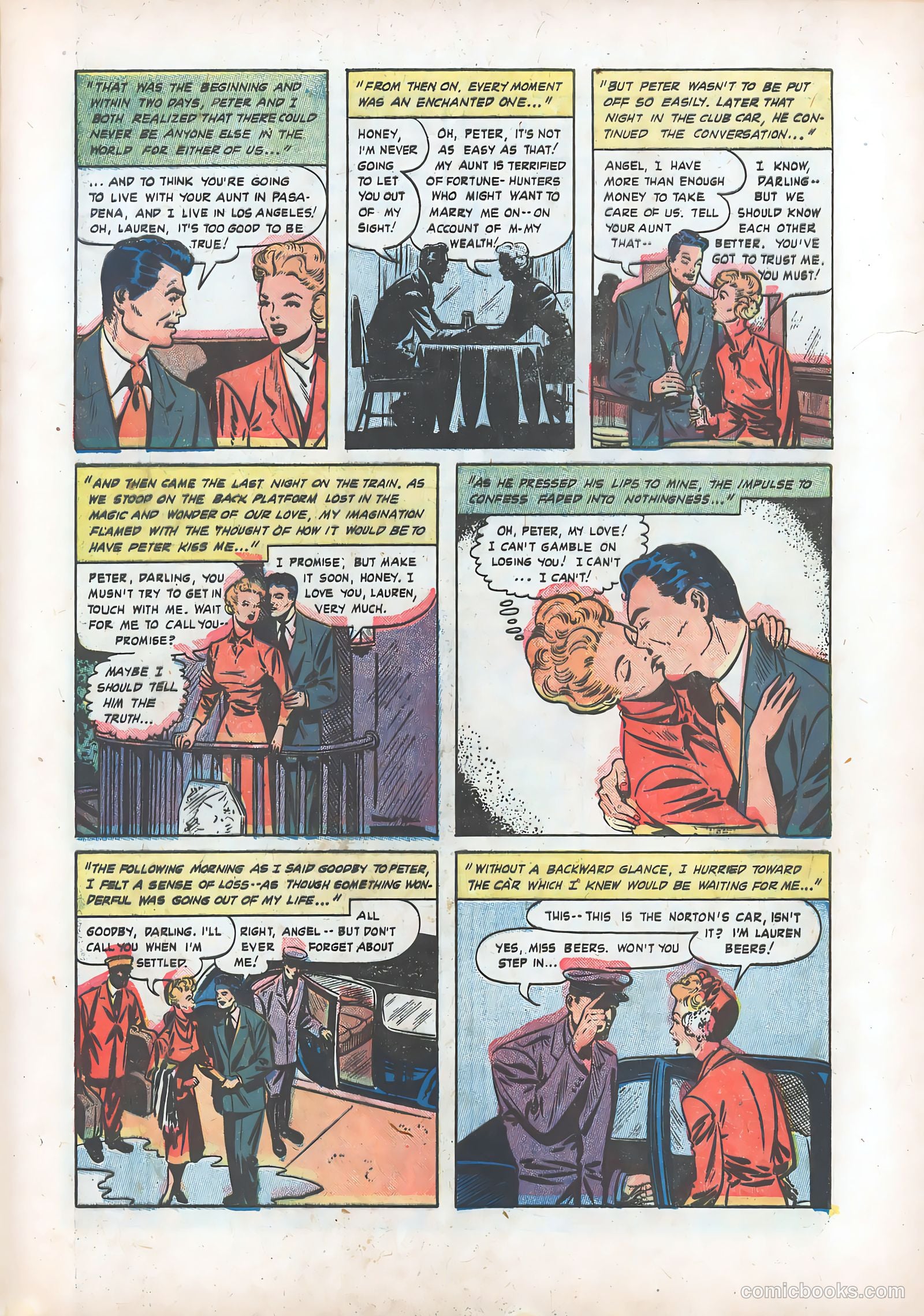 Pictorial Romances #12 (1952) — page 23 of 36