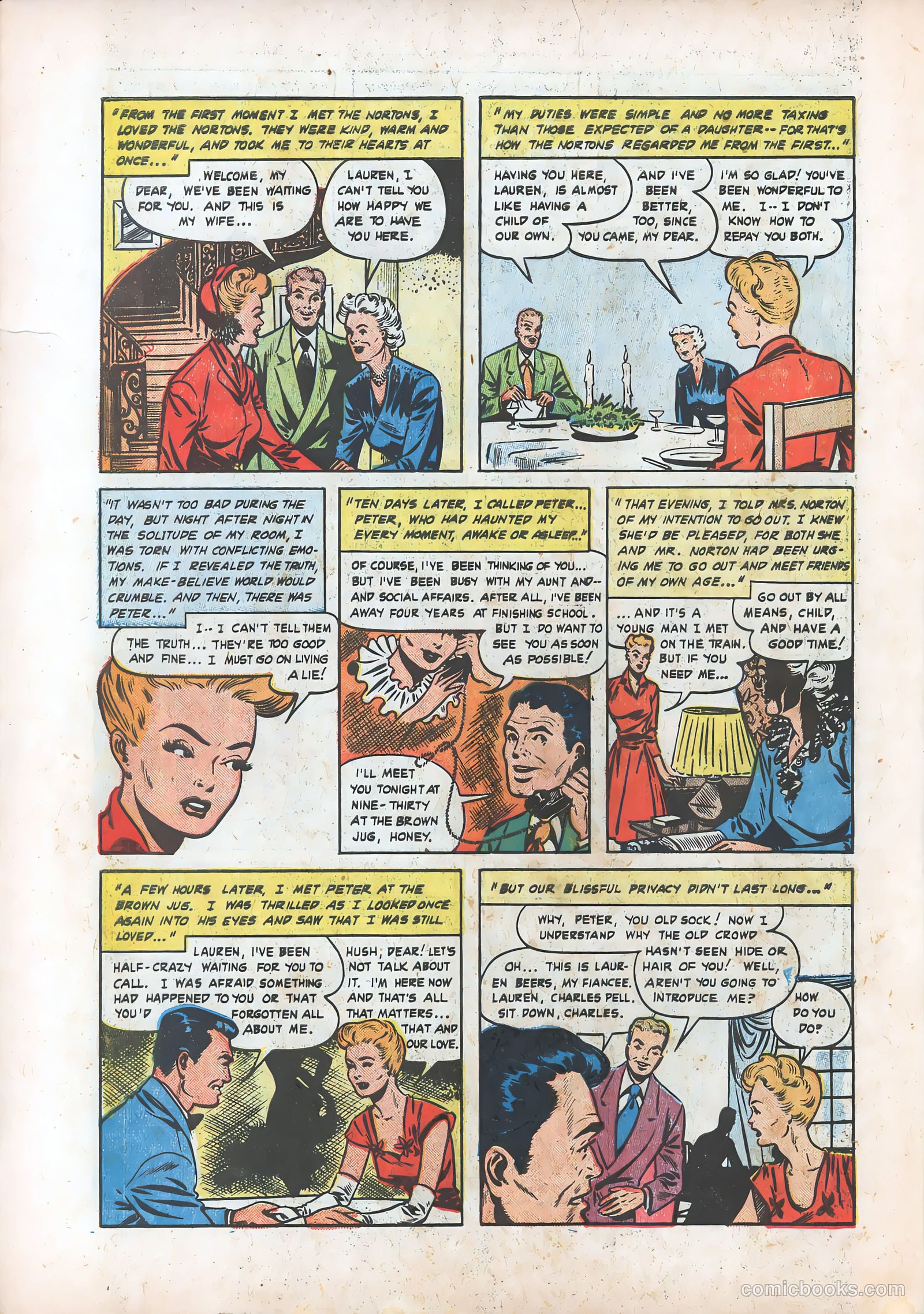 Pictorial Romances #12 (1952) — page 24 of 36