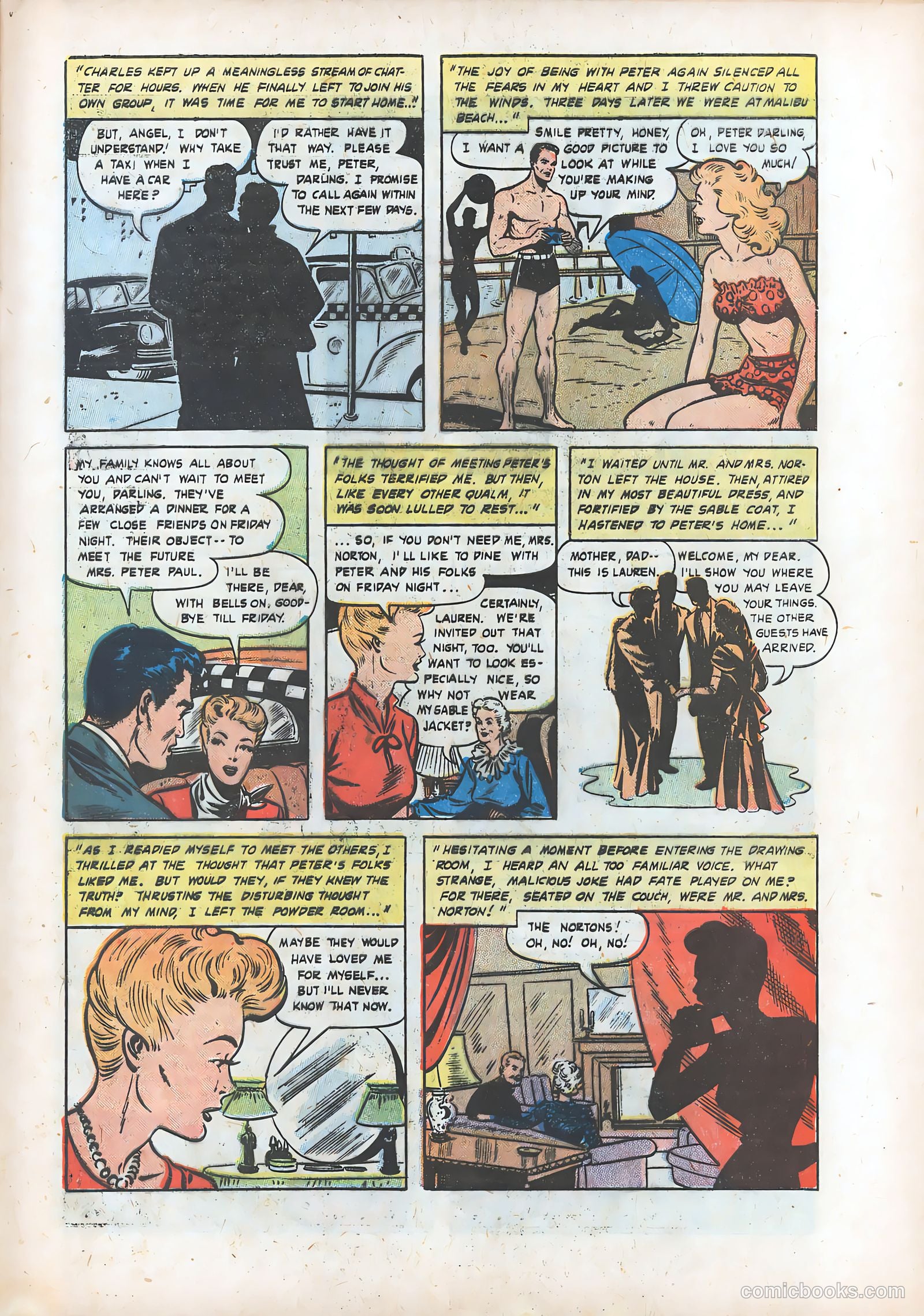 Pictorial Romances #12 (1952) — page 25 of 36