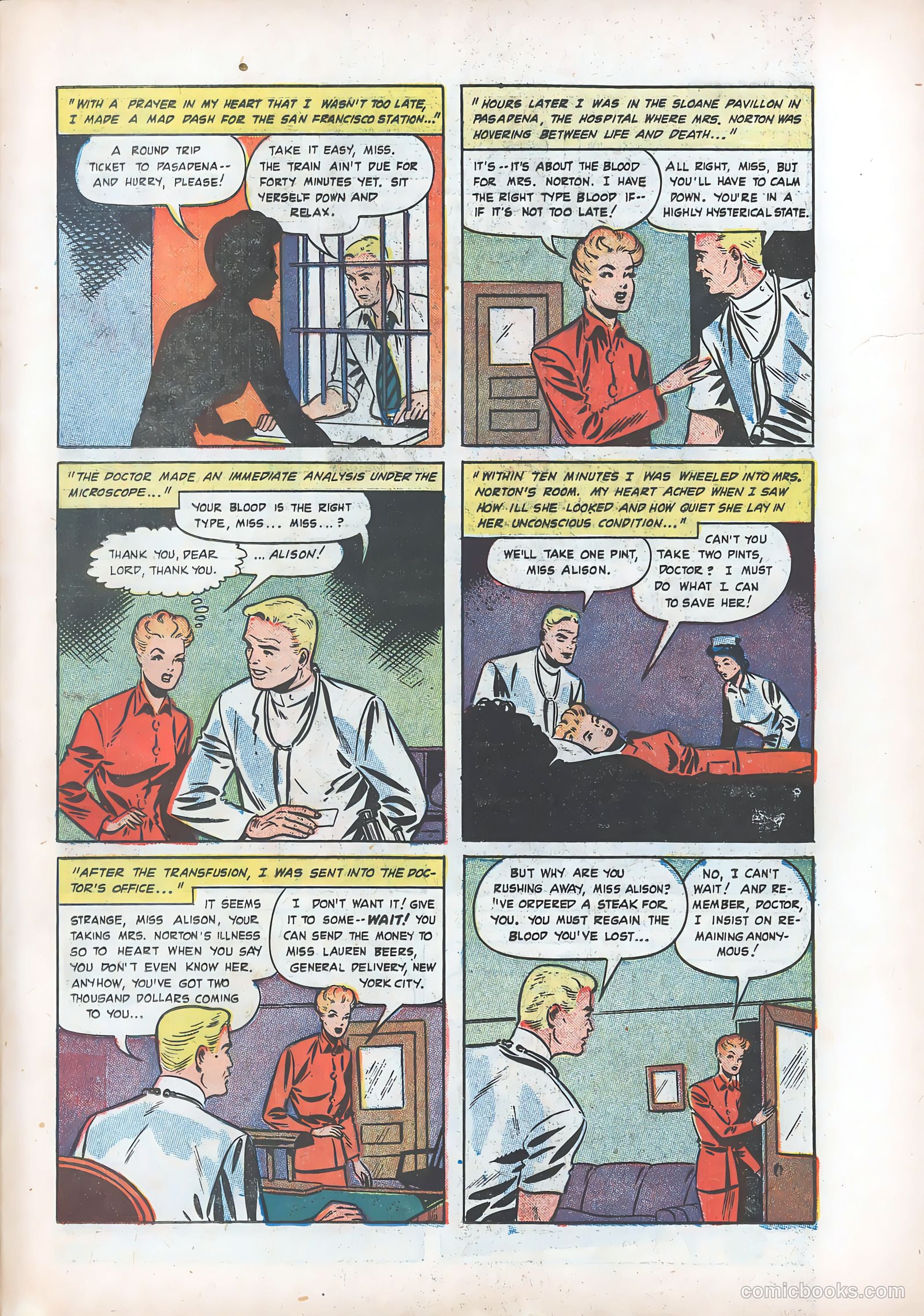 Pictorial Romances #12 (1952) — page 27 of 36