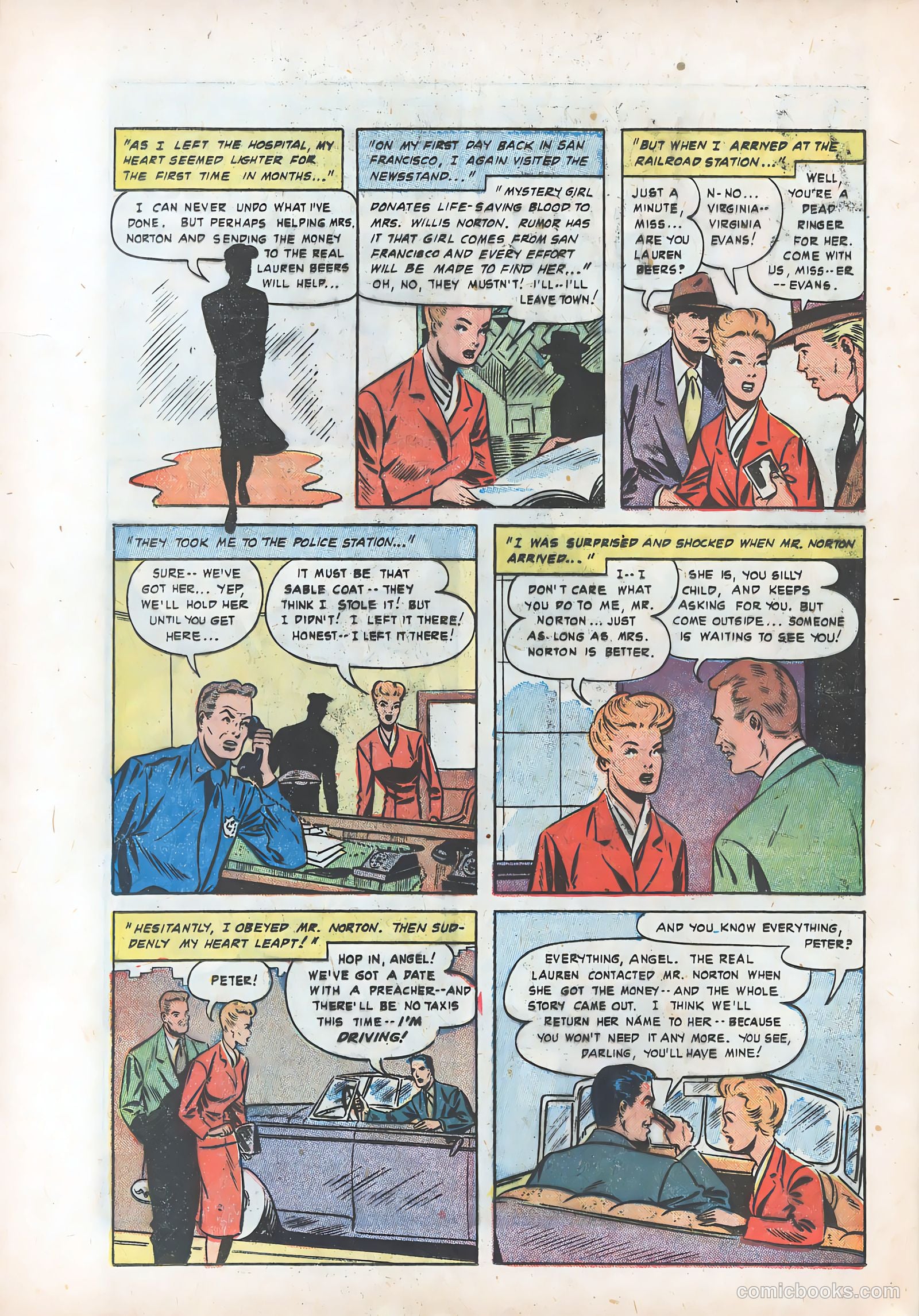 Pictorial Romances #12 (1952) — page 28 of 36