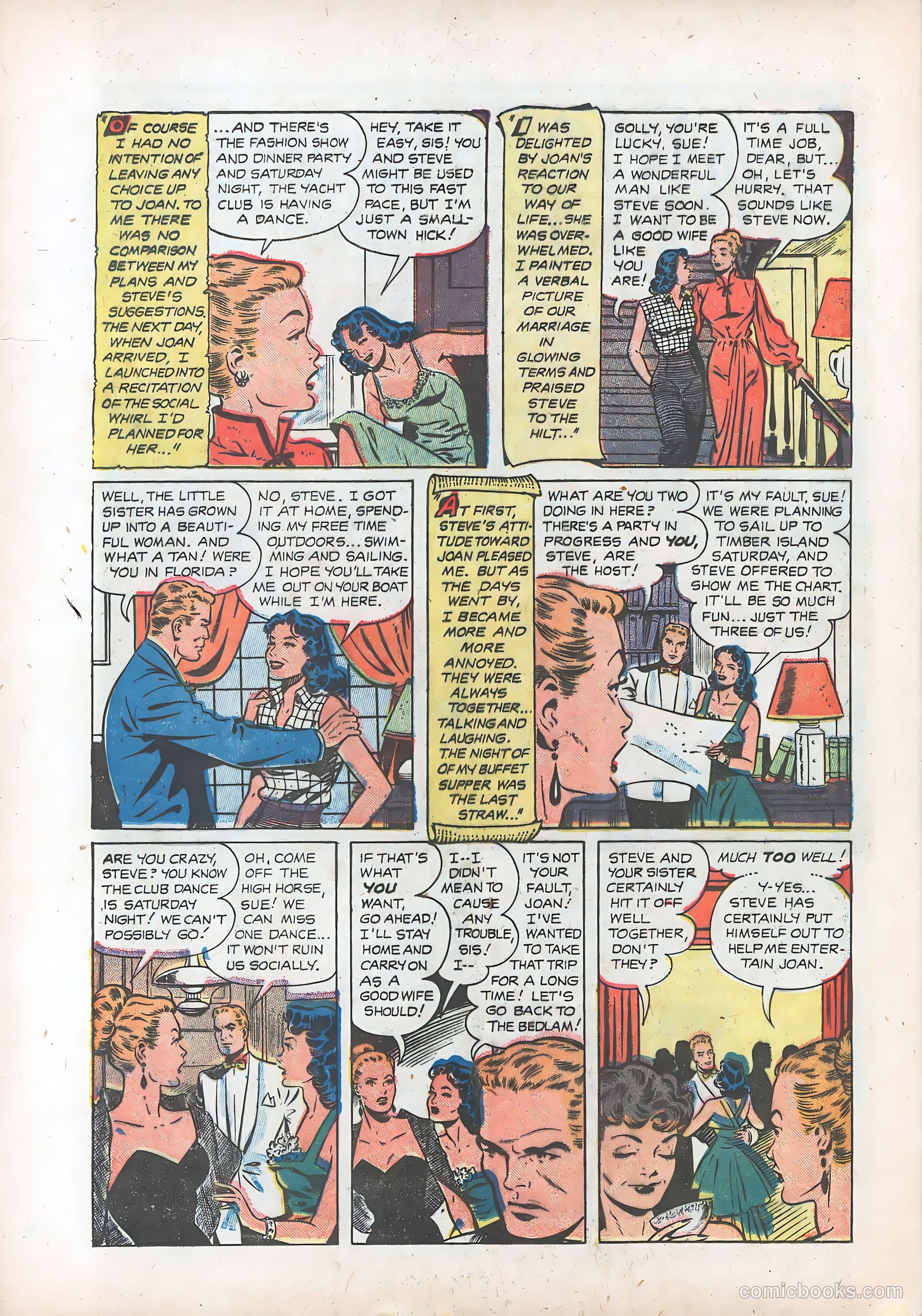 Pictorial Romances #12 (1952) — page 30 of 36