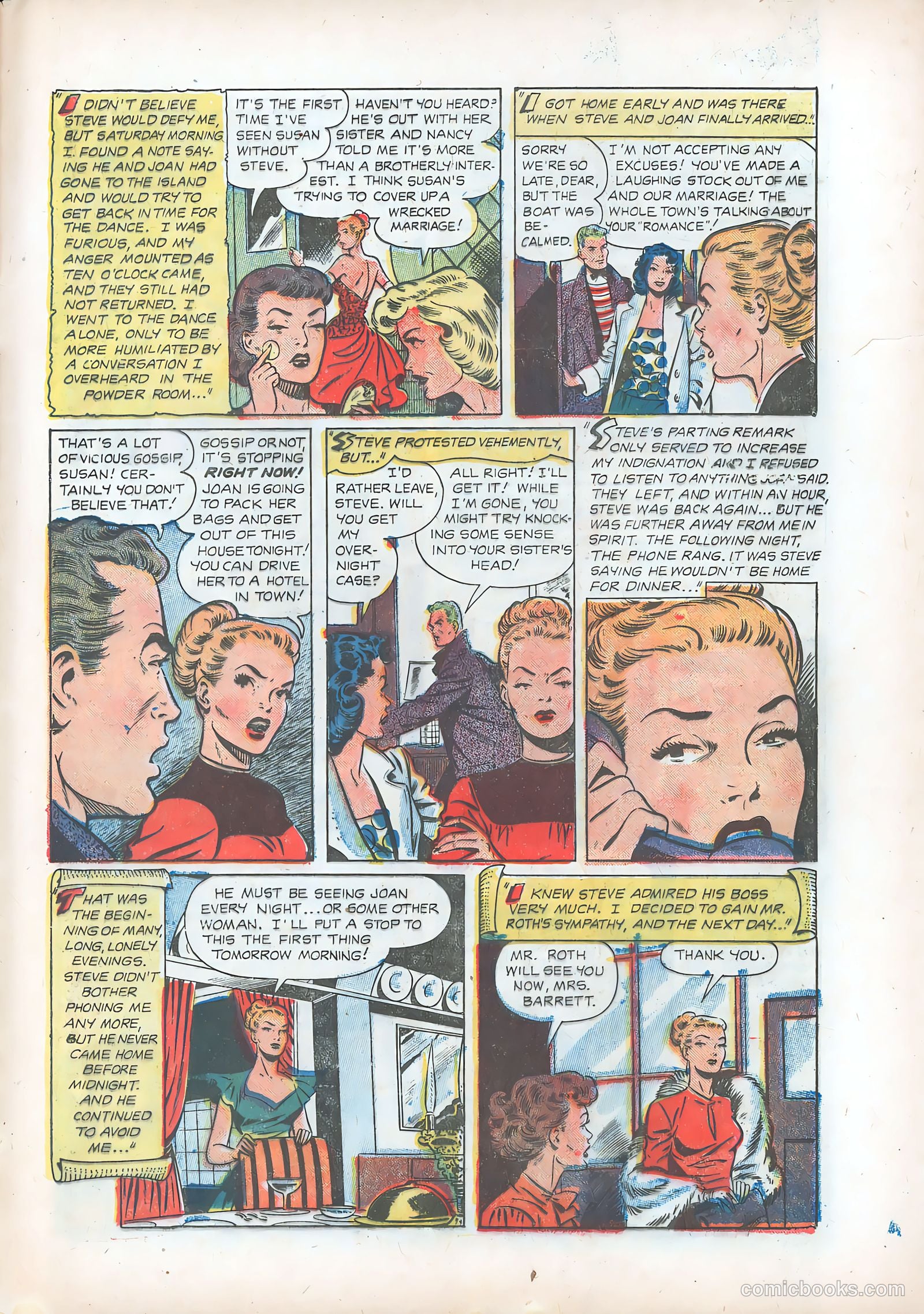 Pictorial Romances #12 (1952) — page 31 of 36