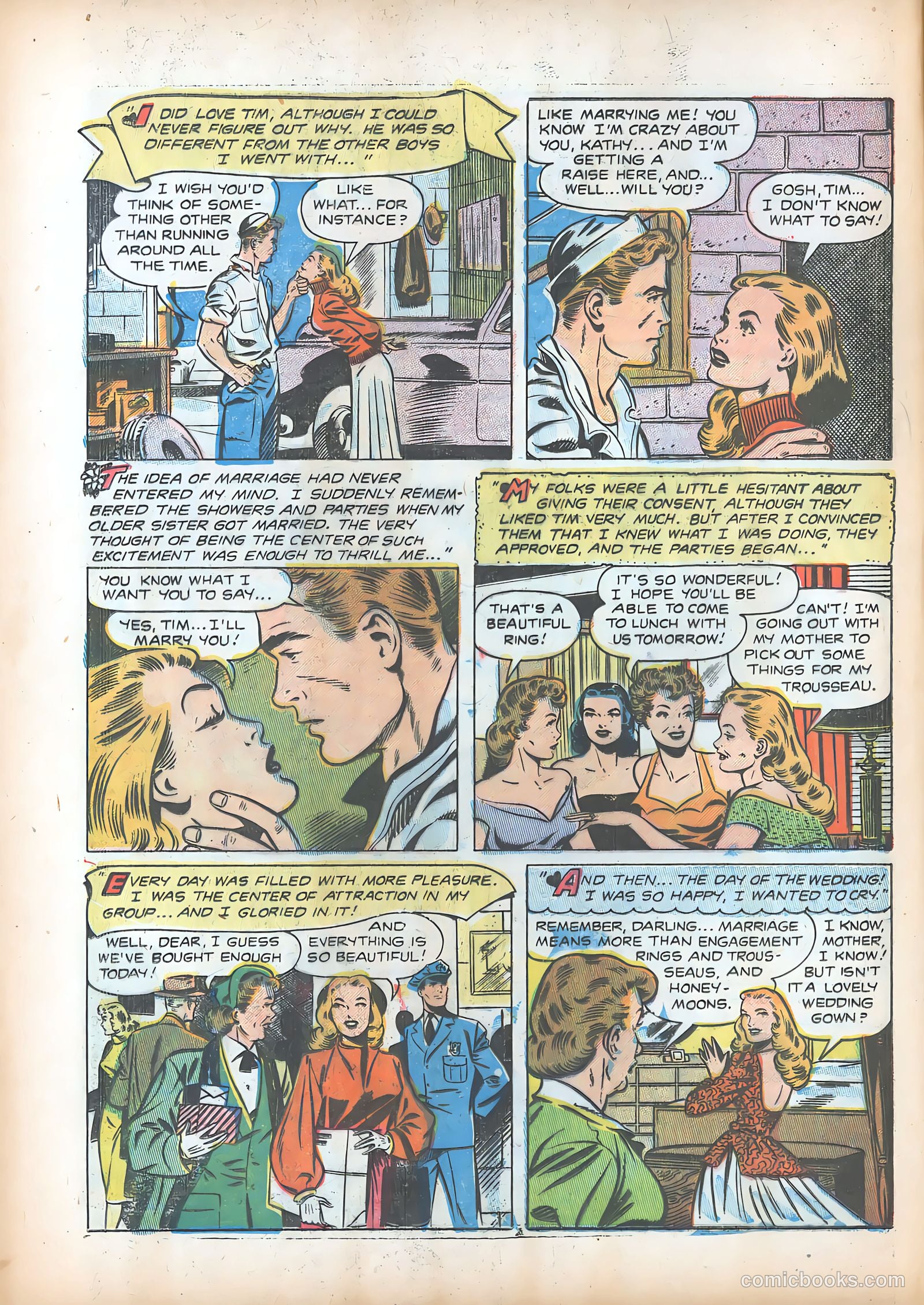 Pictorial Romances #13 (1952) — page 4 of 36