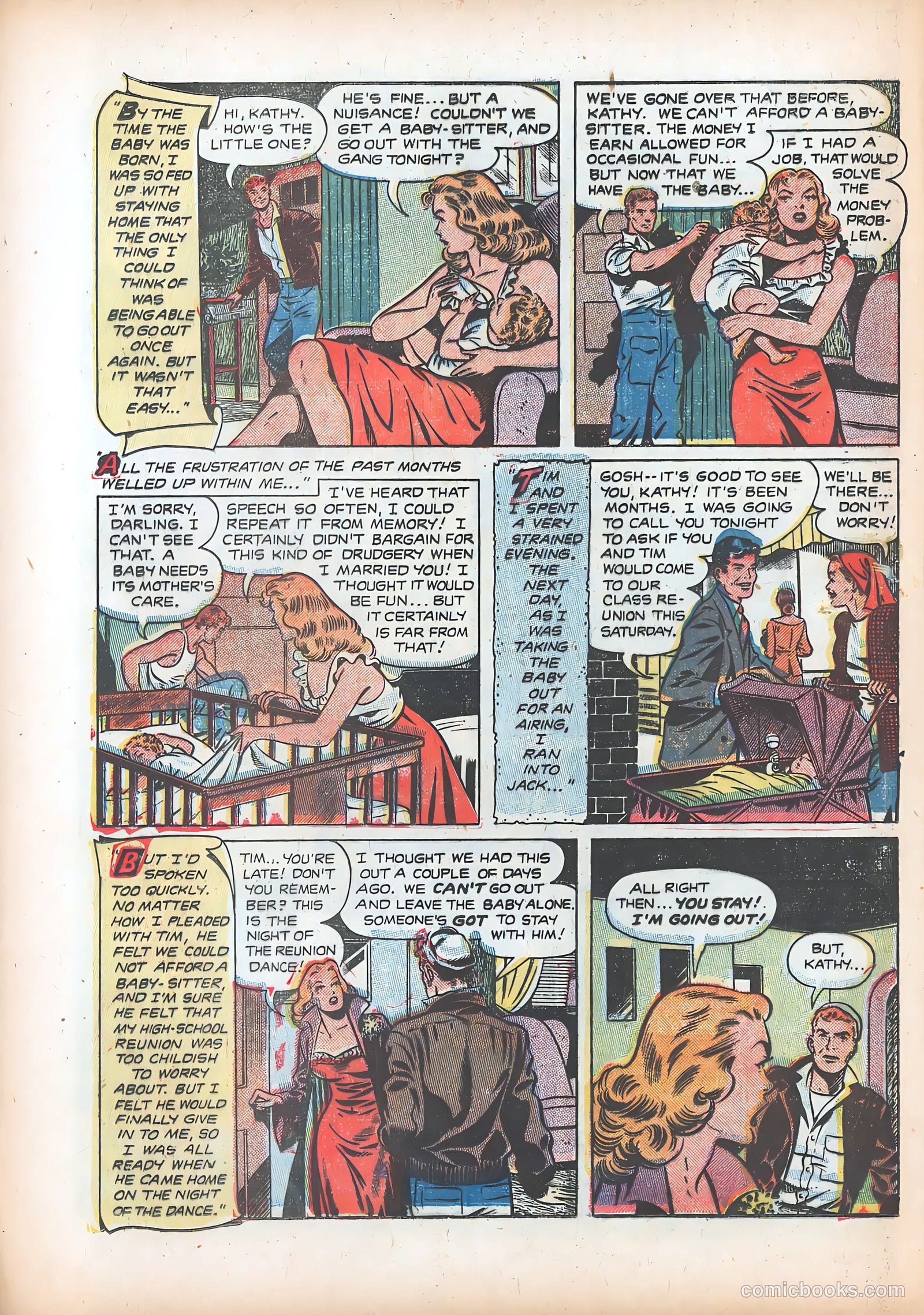 Pictorial Romances #13 (1952) — page 6 of 36