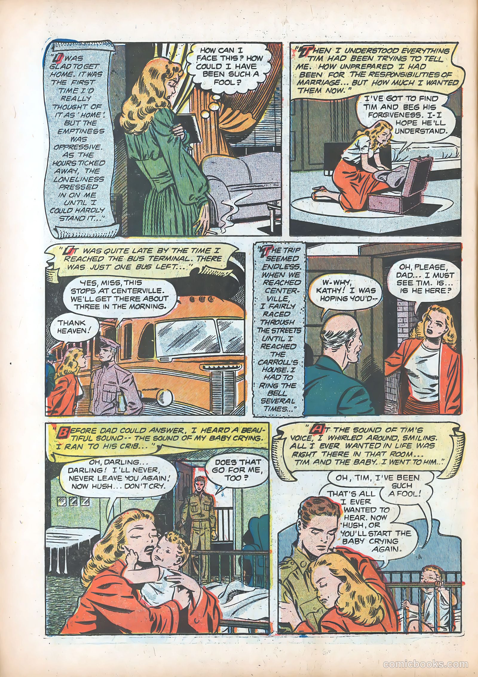 Pictorial Romances #13 (1952) — page 10 of 36