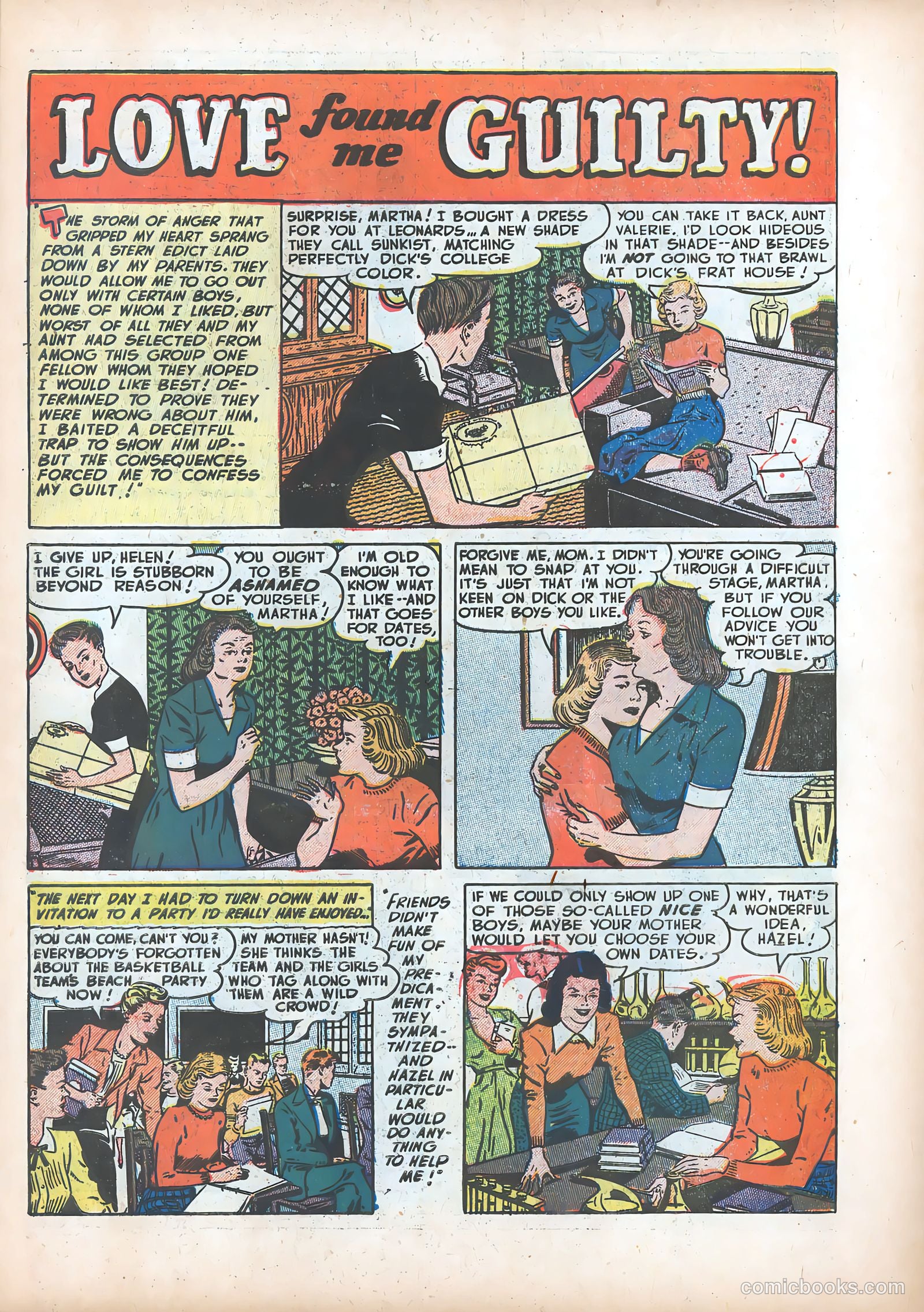 Pictorial Romances #13 (1952) — page 11 of 36