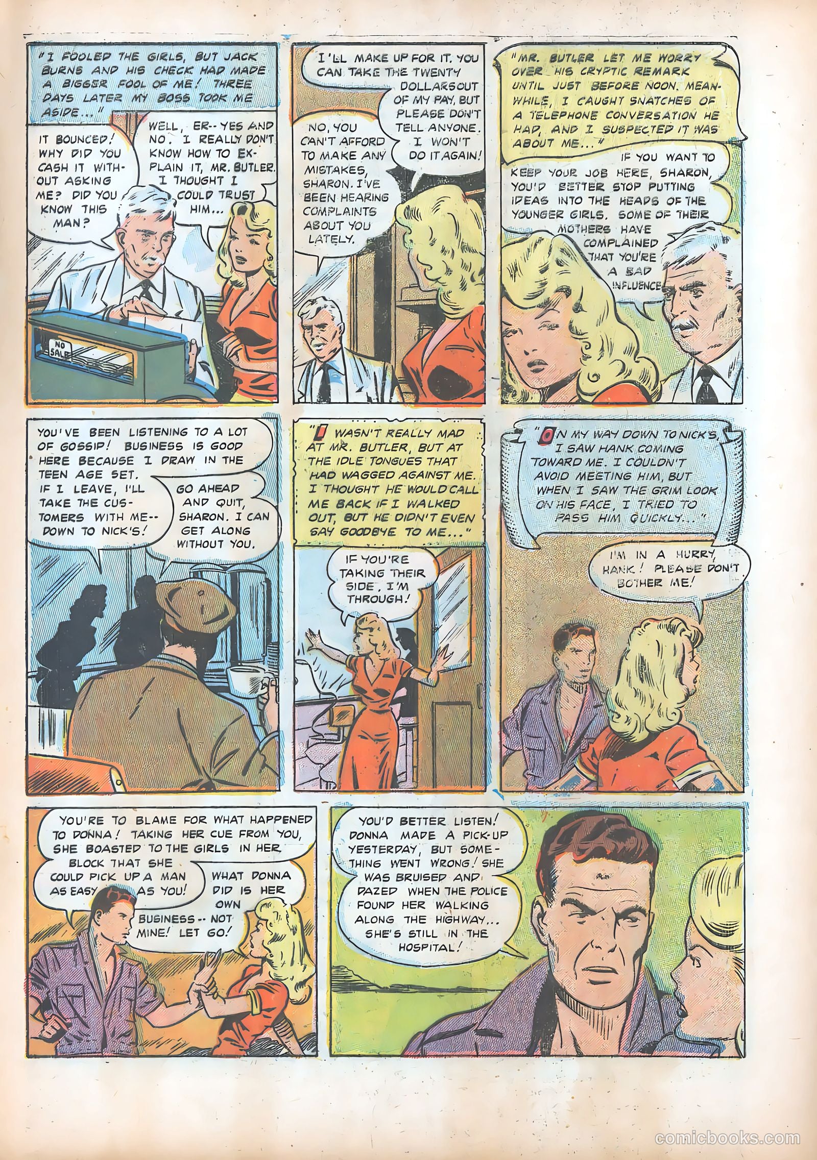 Pictorial Romances #13 (1952) — page 17 of 36